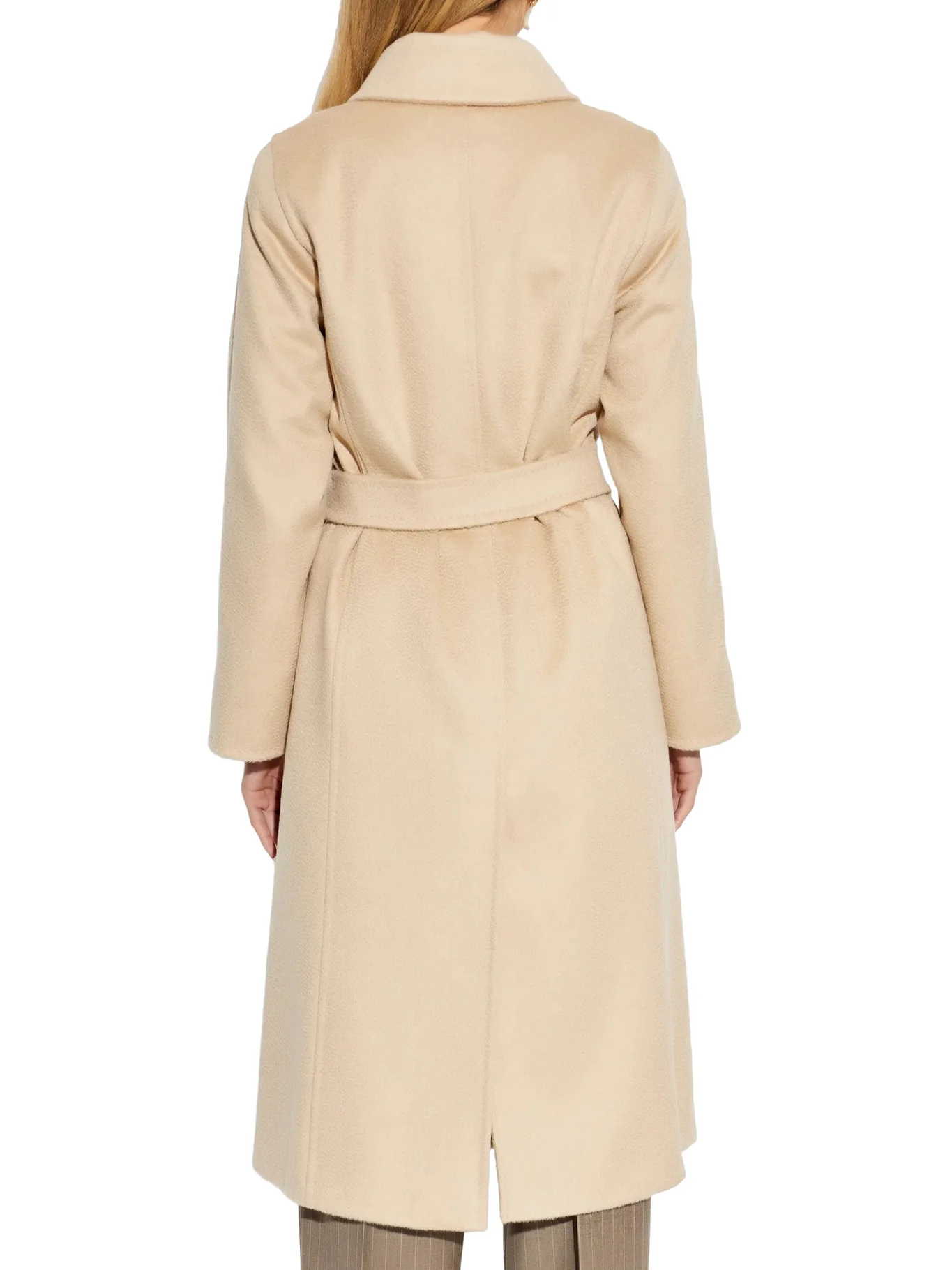 RICCIO CAMEL COAT WITH BELT - Image 4