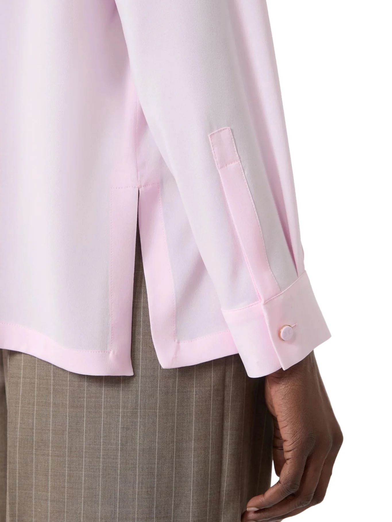 SILK CHARMEUSE BLOUSE - Image 6