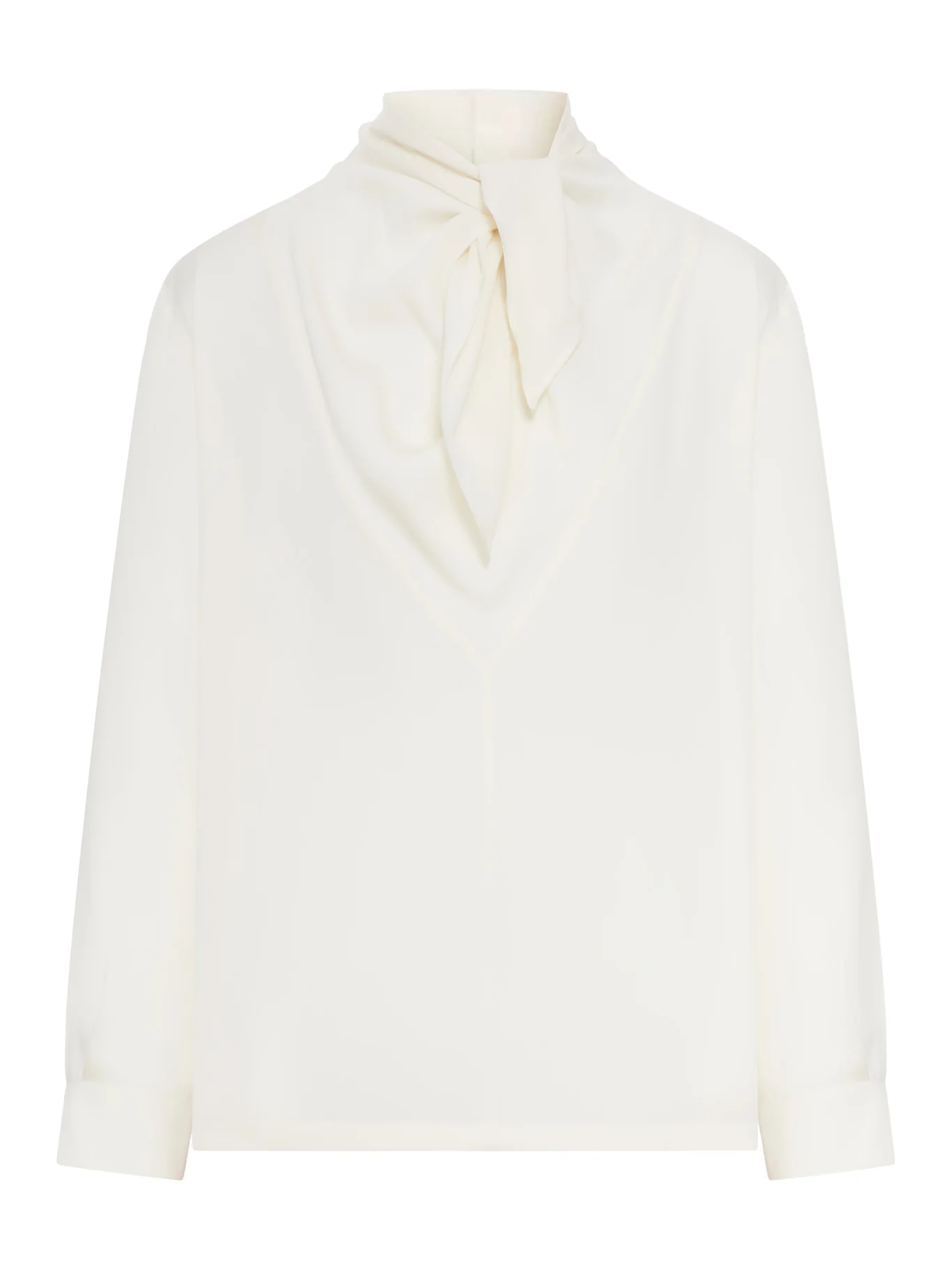 SILK CHARMEUSE BLOUSE