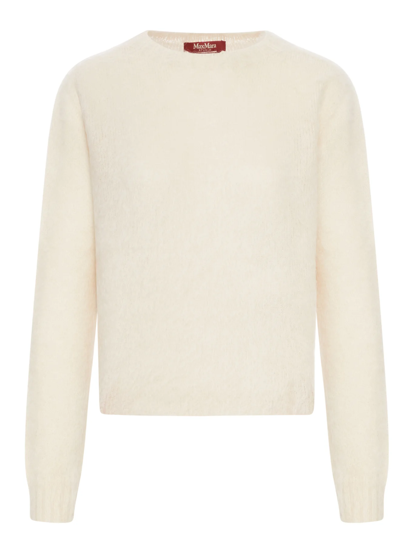 CREW NECK SWEATER IN MOHAIR BLEND YARN