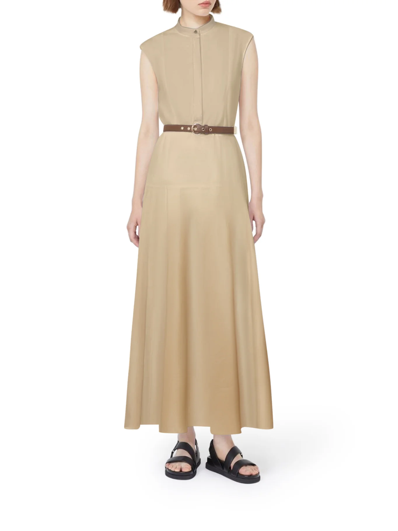 COTTON POPLIN WHEEL-SHAPED DRESS - Image 2