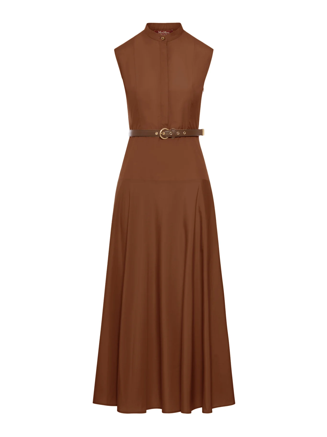 COTTON POPLIN WHEEL-SHAPED DRESS