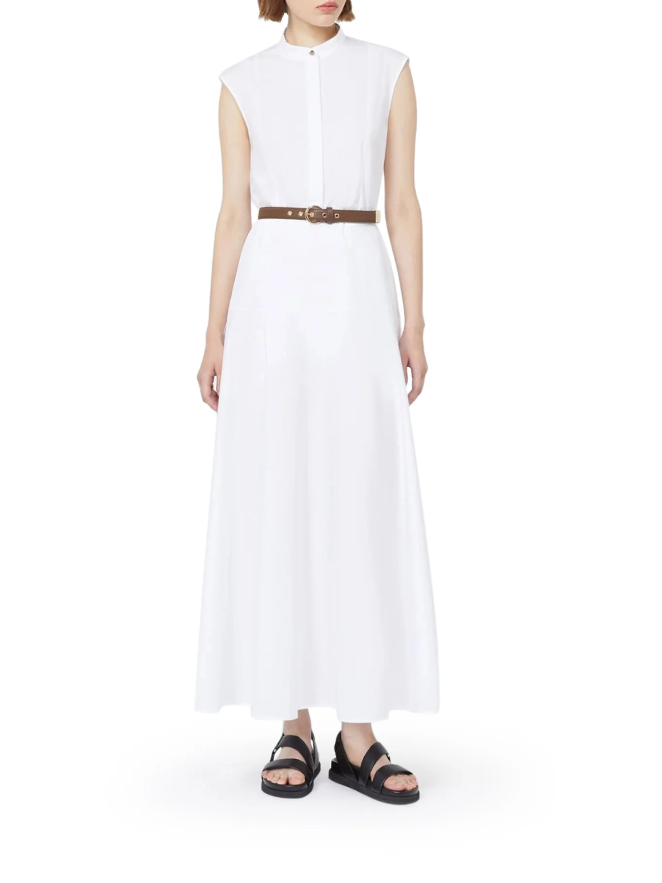 COTTON POPLIN WHEEL-SHAPED DRESS - Image 2