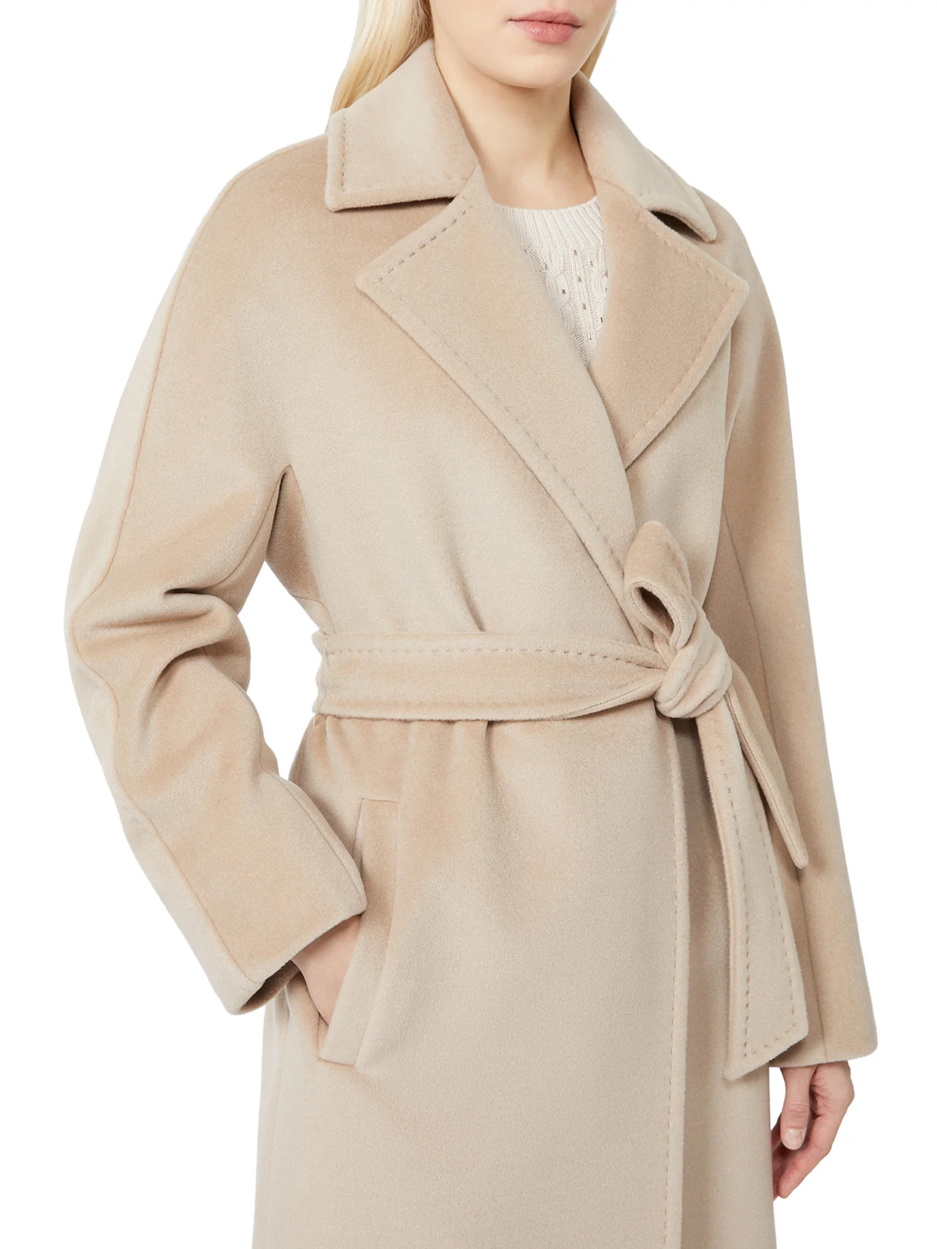 SCIRE BEAVER WOOL ROBE COAT - Image 4