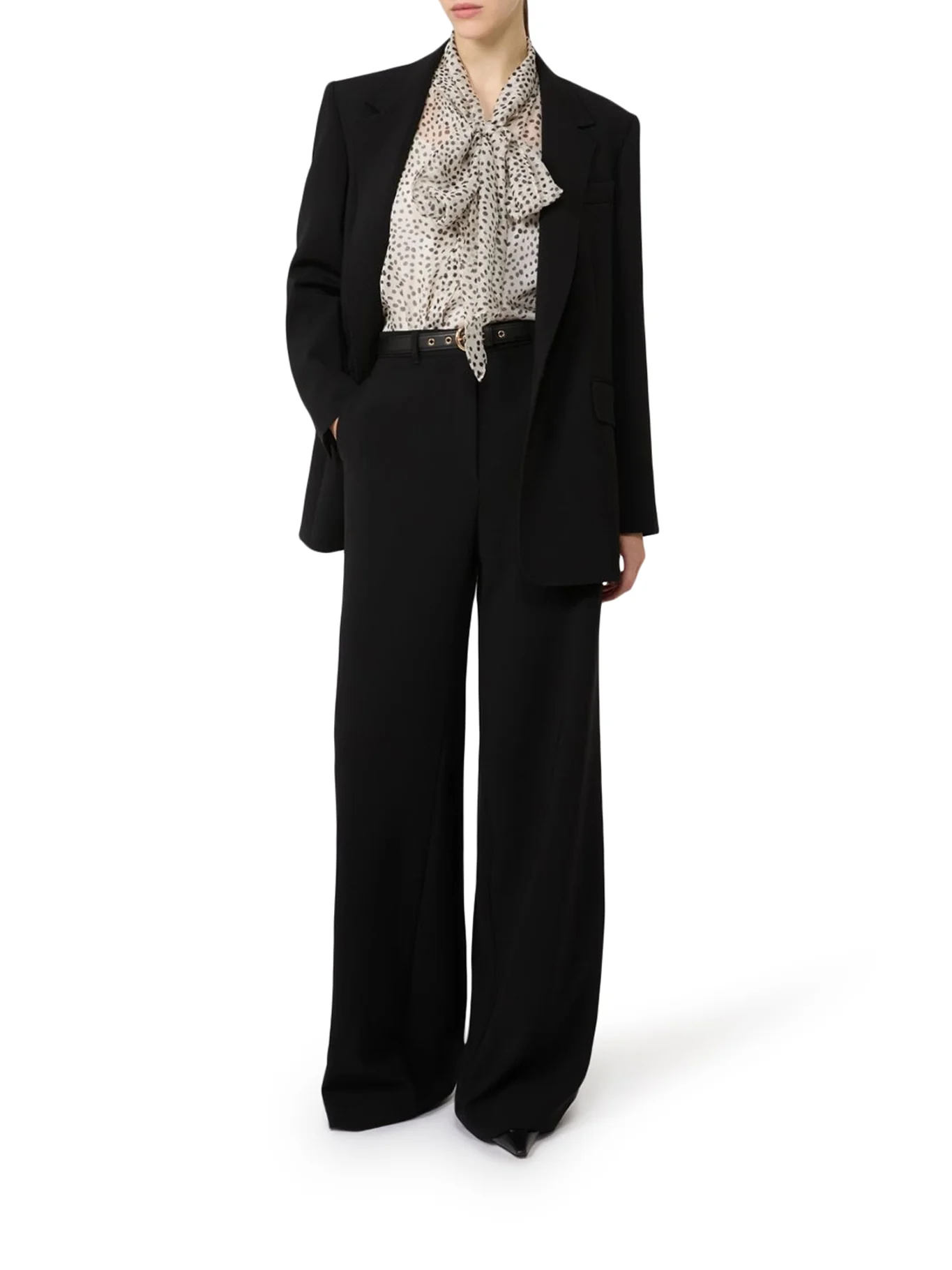 WIDE LEG CADY PANTS - Image 2