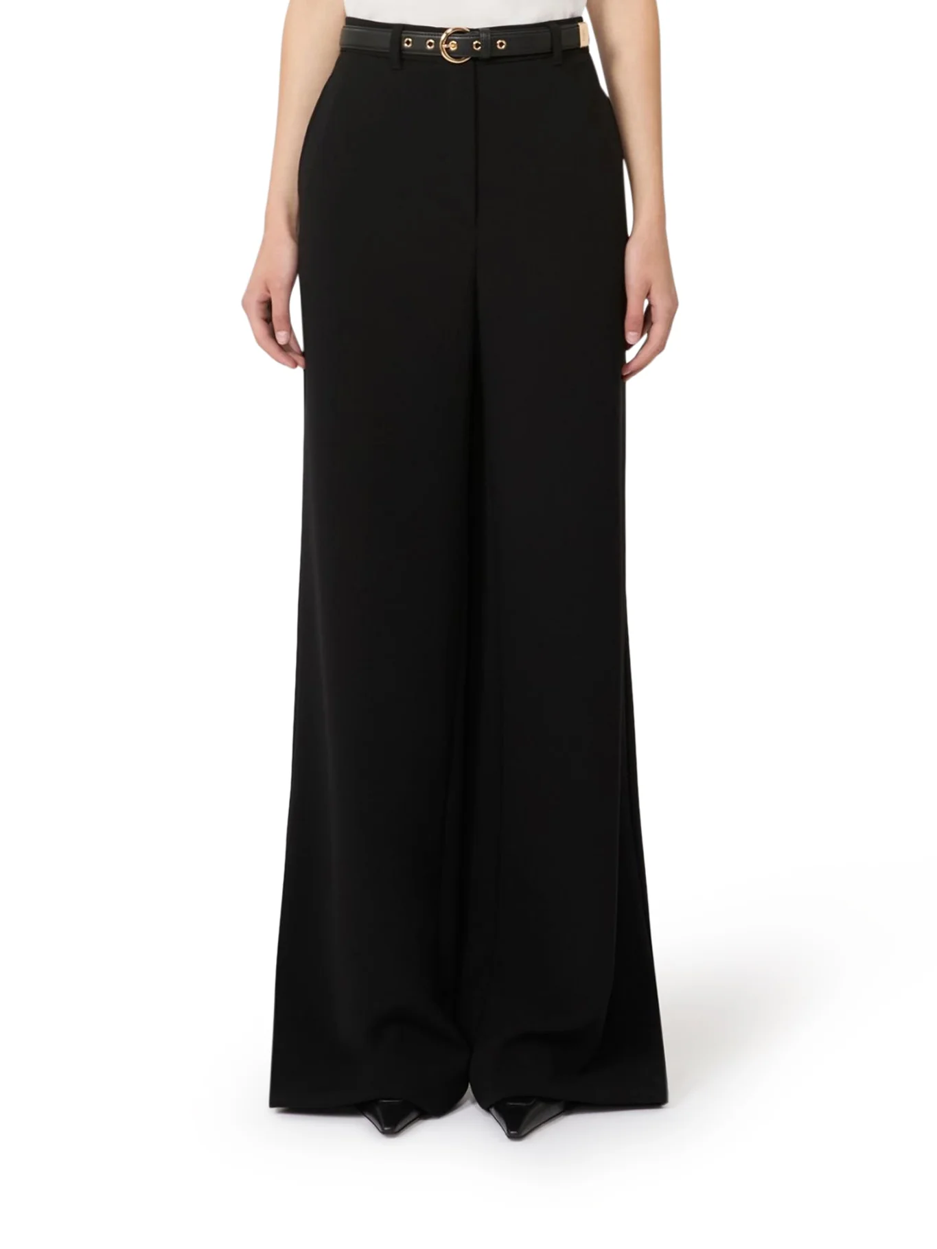 WIDE LEG CADY PANTS - Image 3