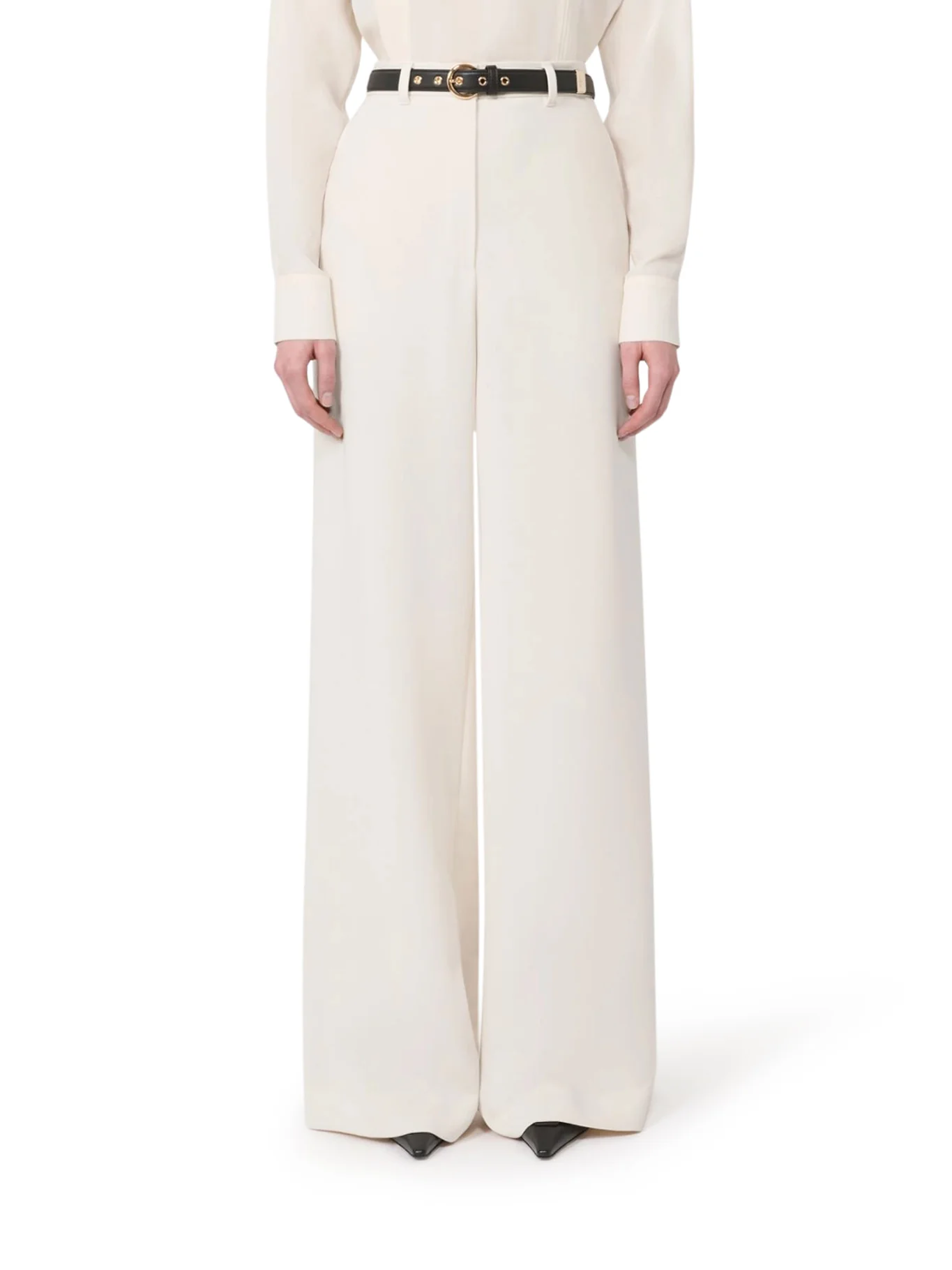 WIDE LEG CADY PANTS - Image 3