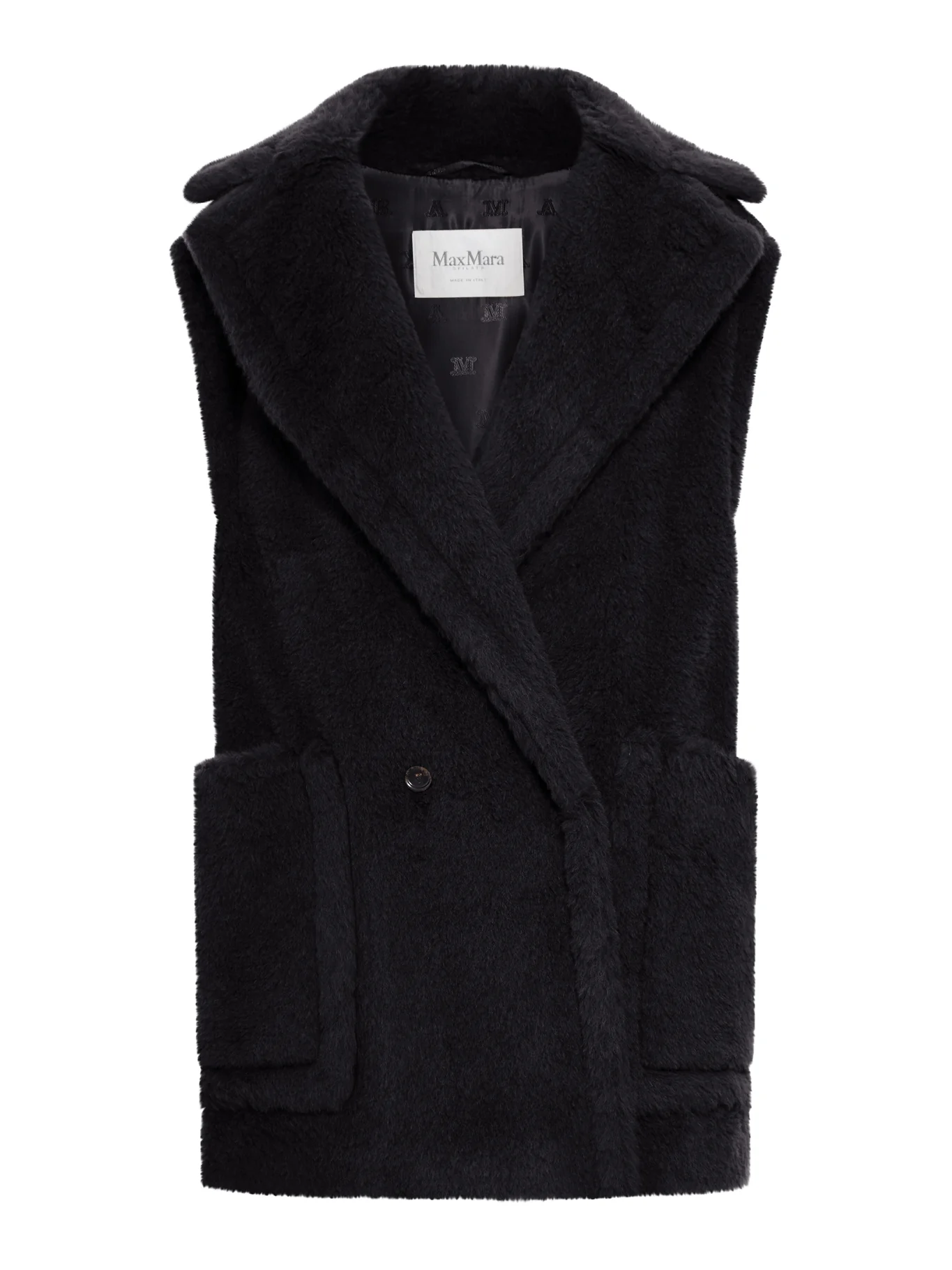TEDDY VEST IN ALPACA AND WOOL