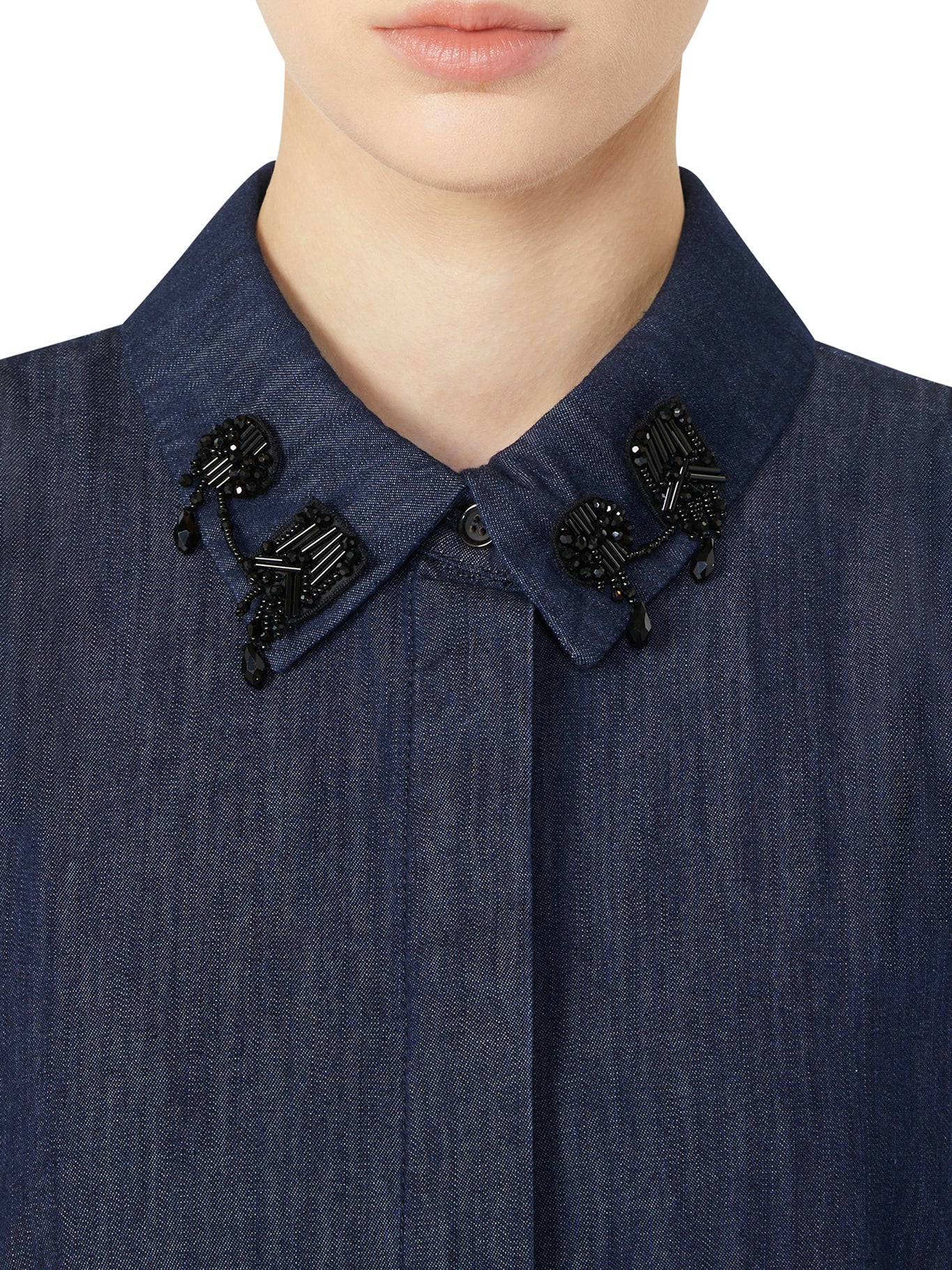 SLEEVELESS DENIM DRESS - Image 5