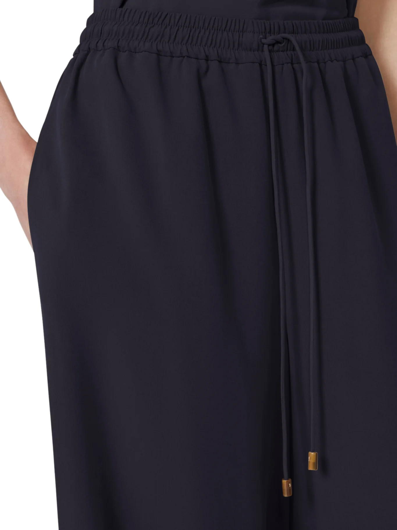 WIDE TROUSERS IN WASHED SILK - Image 4