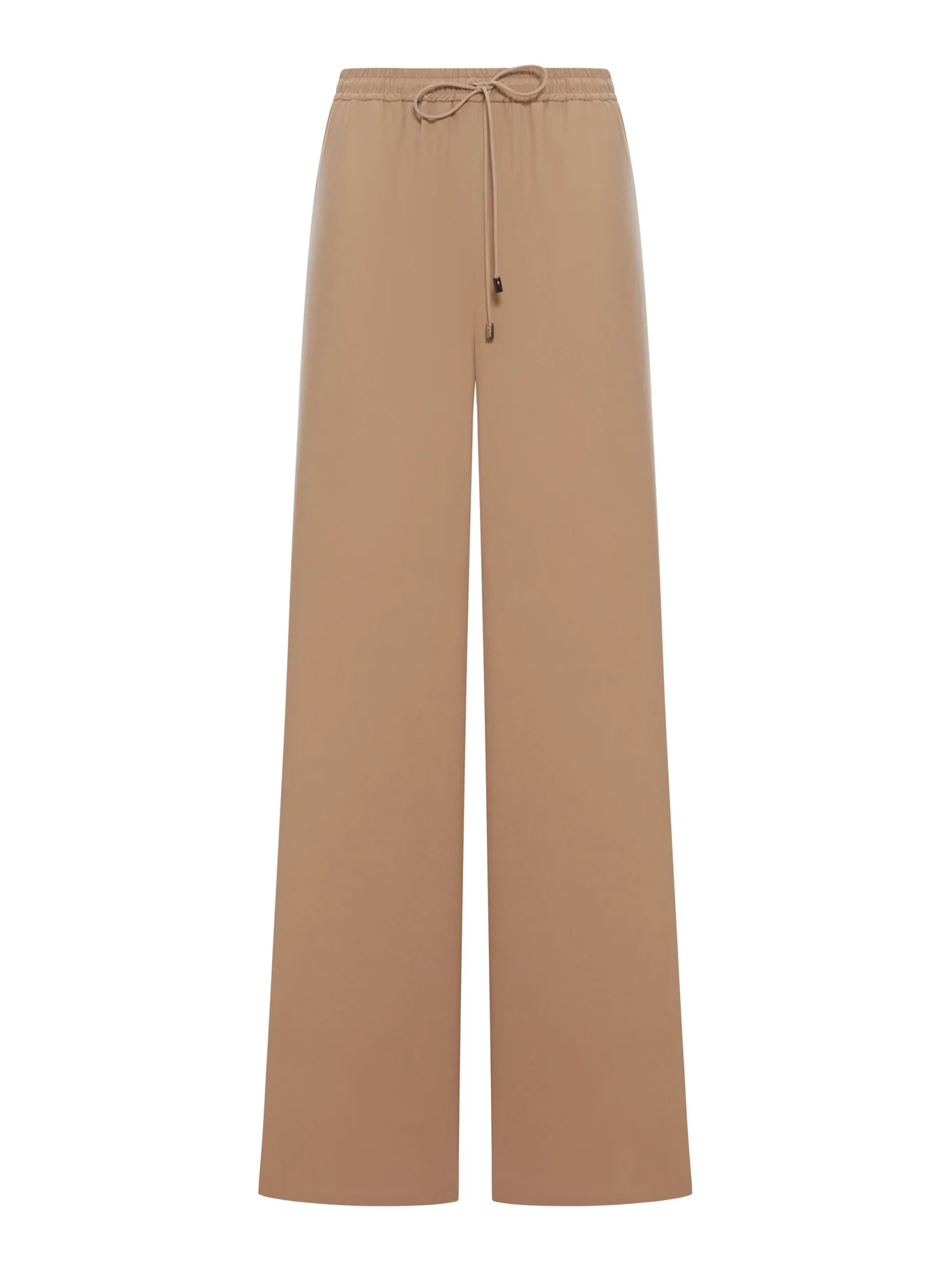 WIDE TROUSERS IN WASHED SILK
