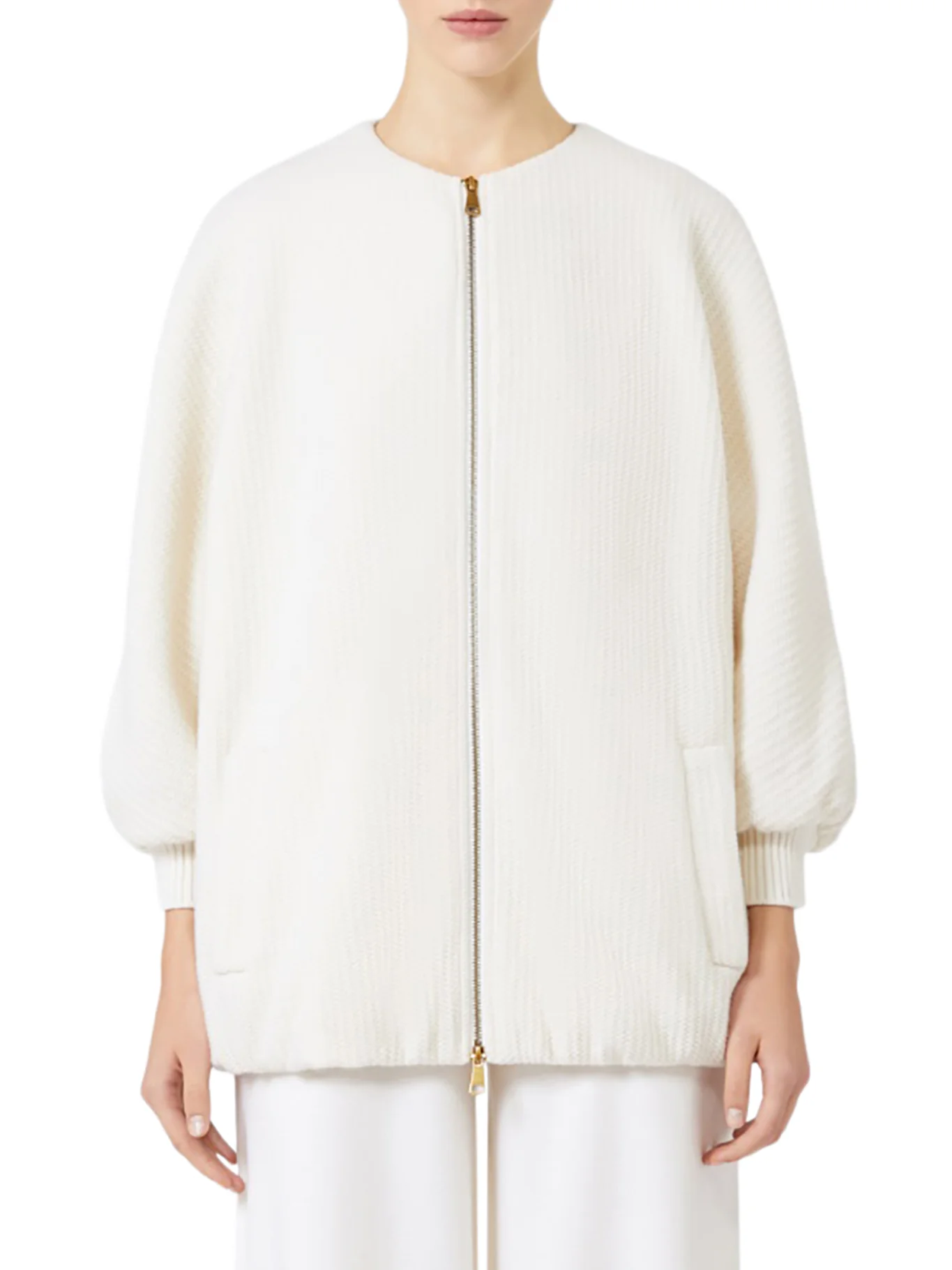 WOOL AND CASHMERE KNIT JACKET - Image 3