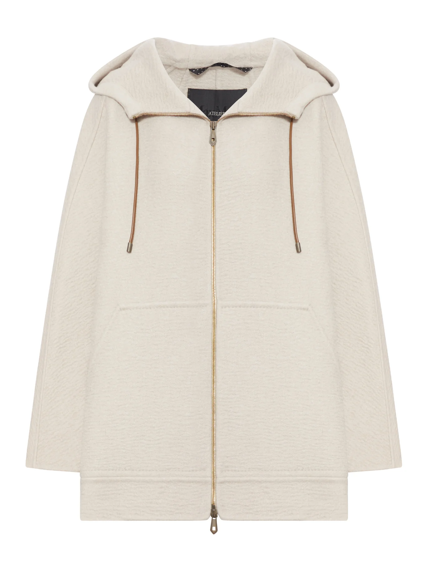 DOUBLE PURE CASHMERE SWEATSHIRT COAT