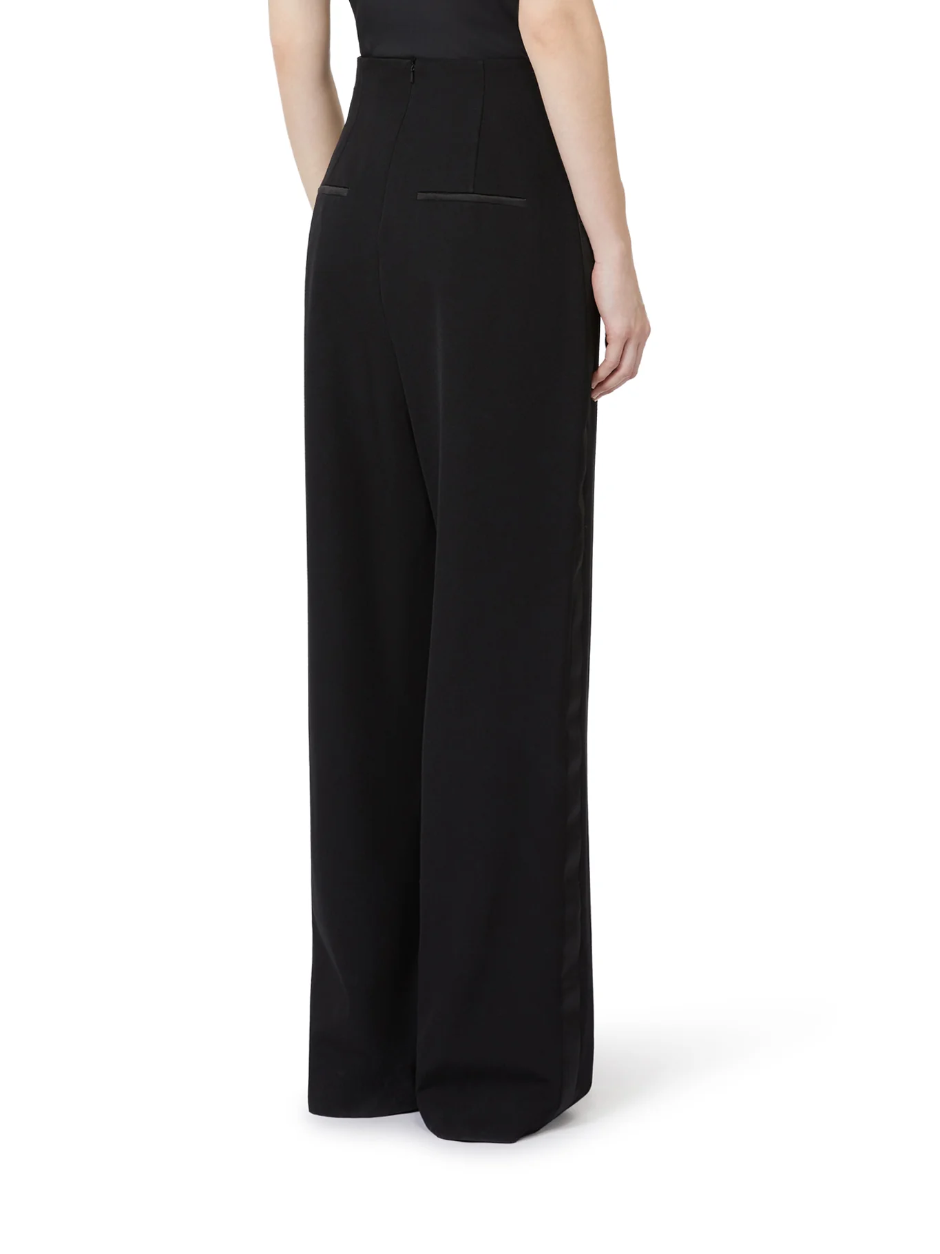 SATIRE TROUSERS IN WOOL GABARDINE - Image 4