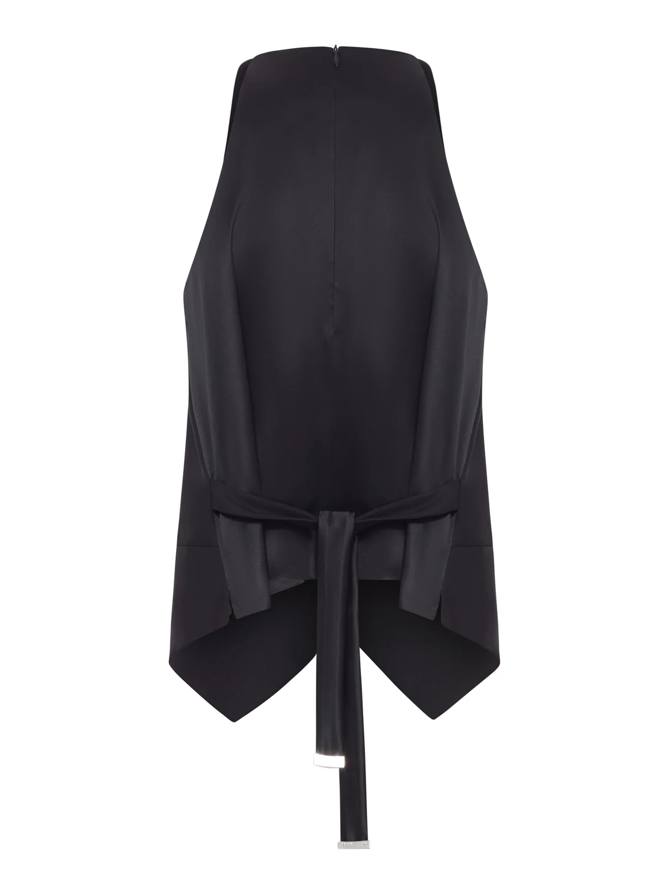 WOOL AND SATIN GABARDINE VEST - Image 2