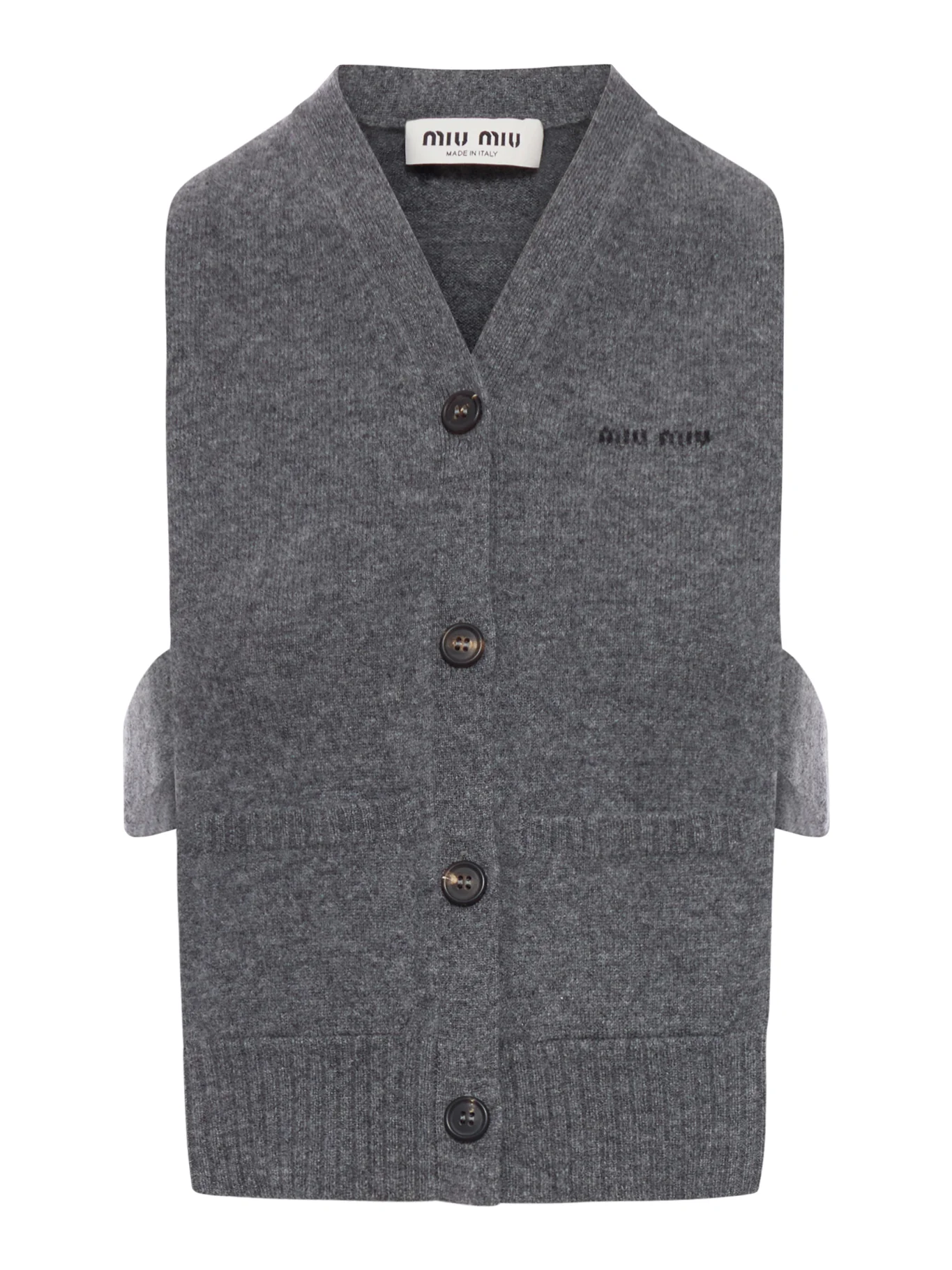 CASHMERE CARDIGAN VEST