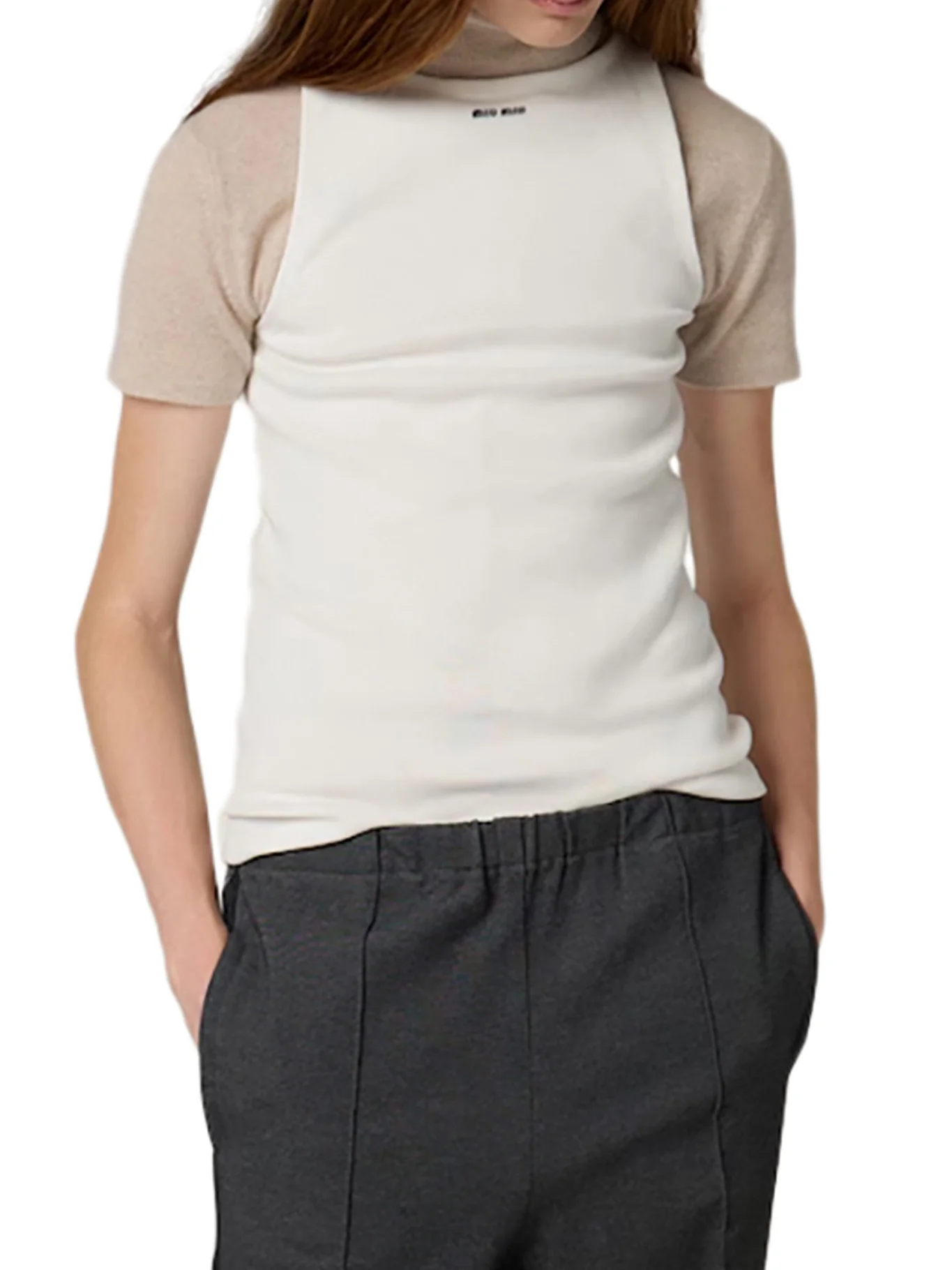 COTTON KNITTED TANK TOP - Image 3