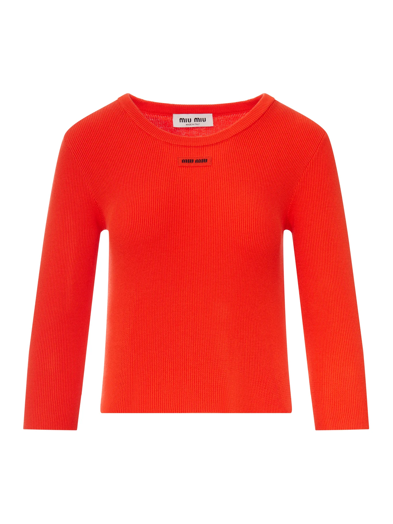CREW NECK COTTON SWEATER