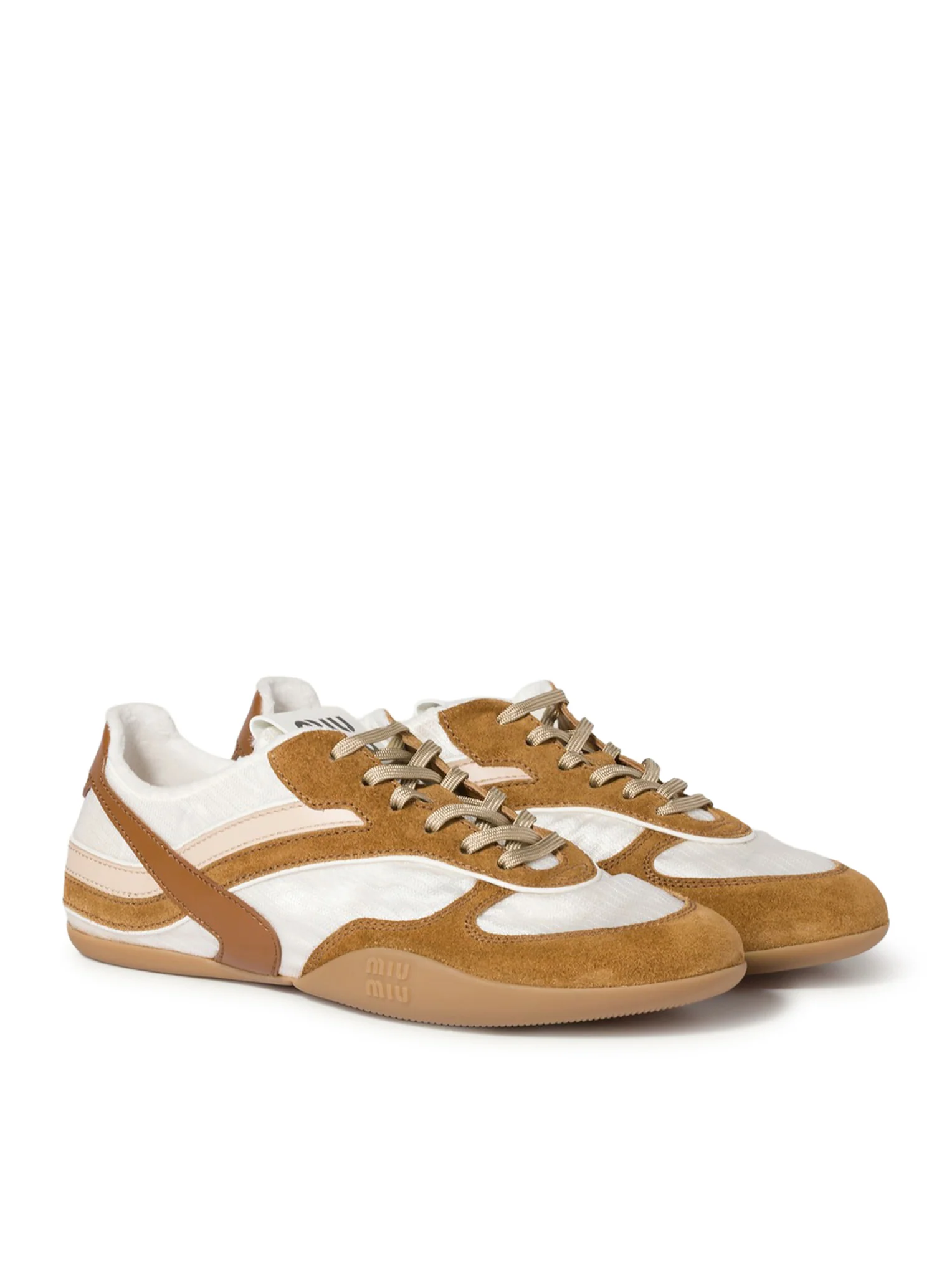 GYMNASIUM SNEAKERS IN TECHNICAL FABRIC AND SUEDE - Image 3