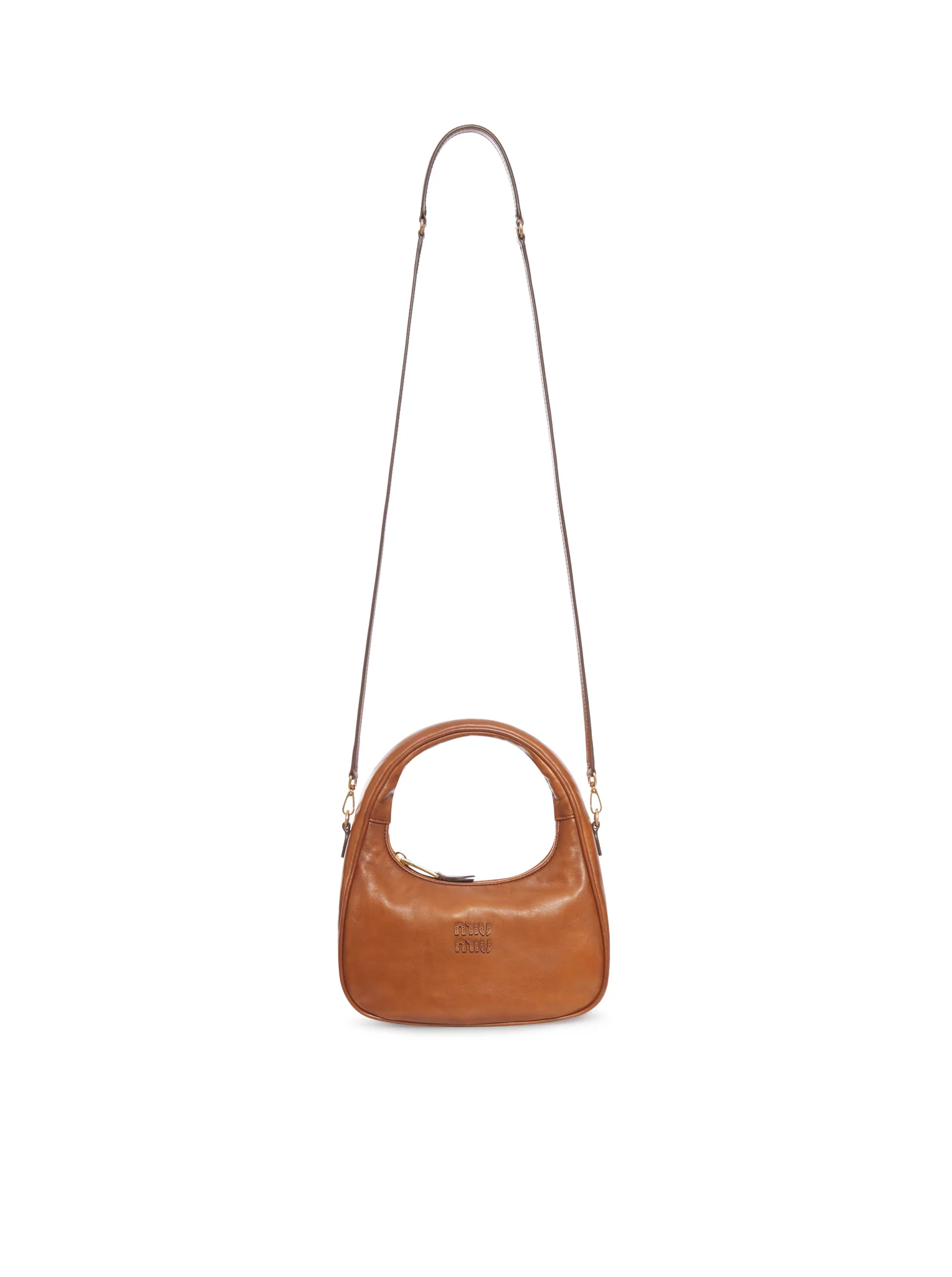 LEATHER SHOULDER BAG WITH LOGO - Image 4