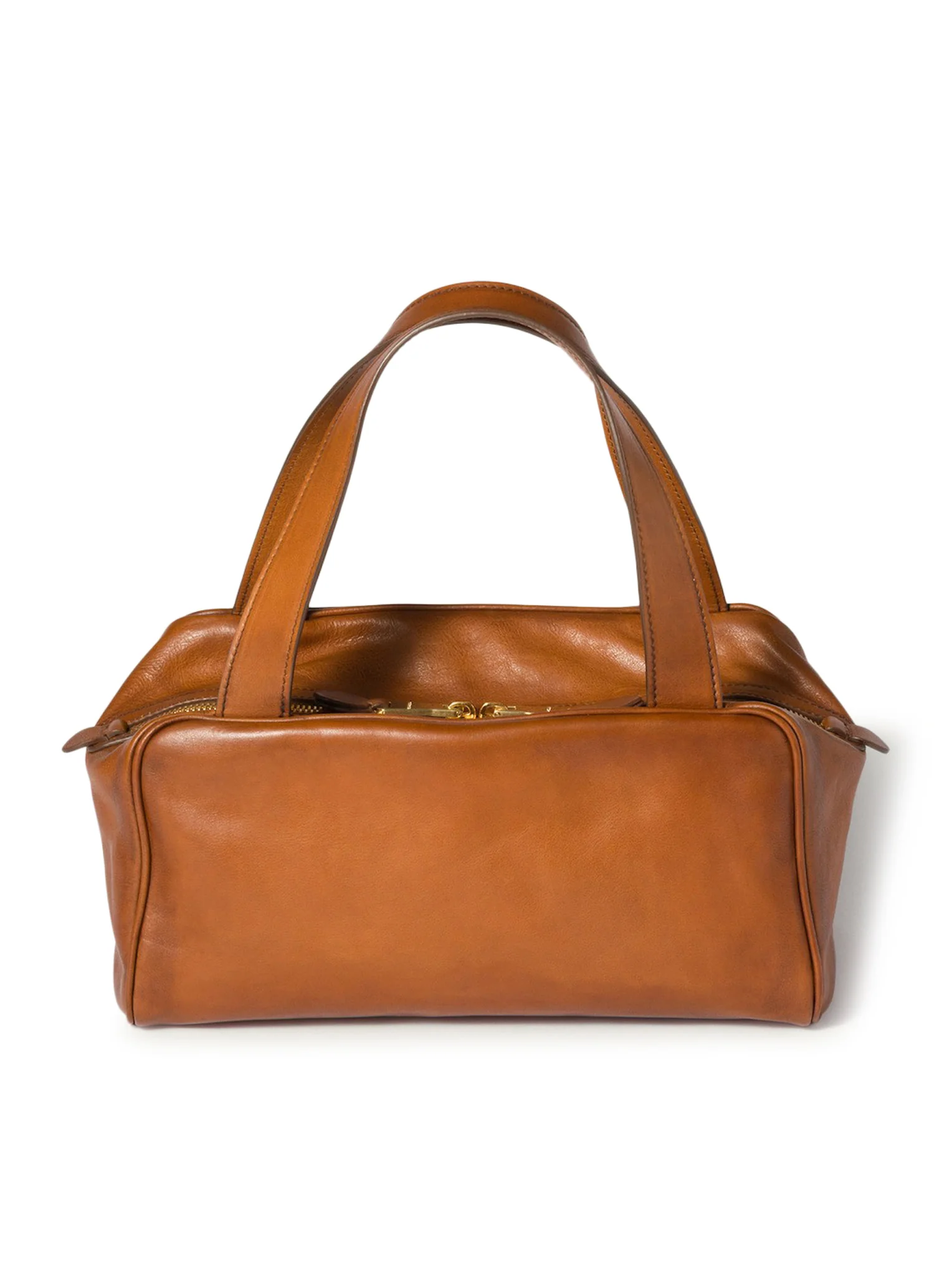 LEATHER TOP HANDLE BAG - Image 4