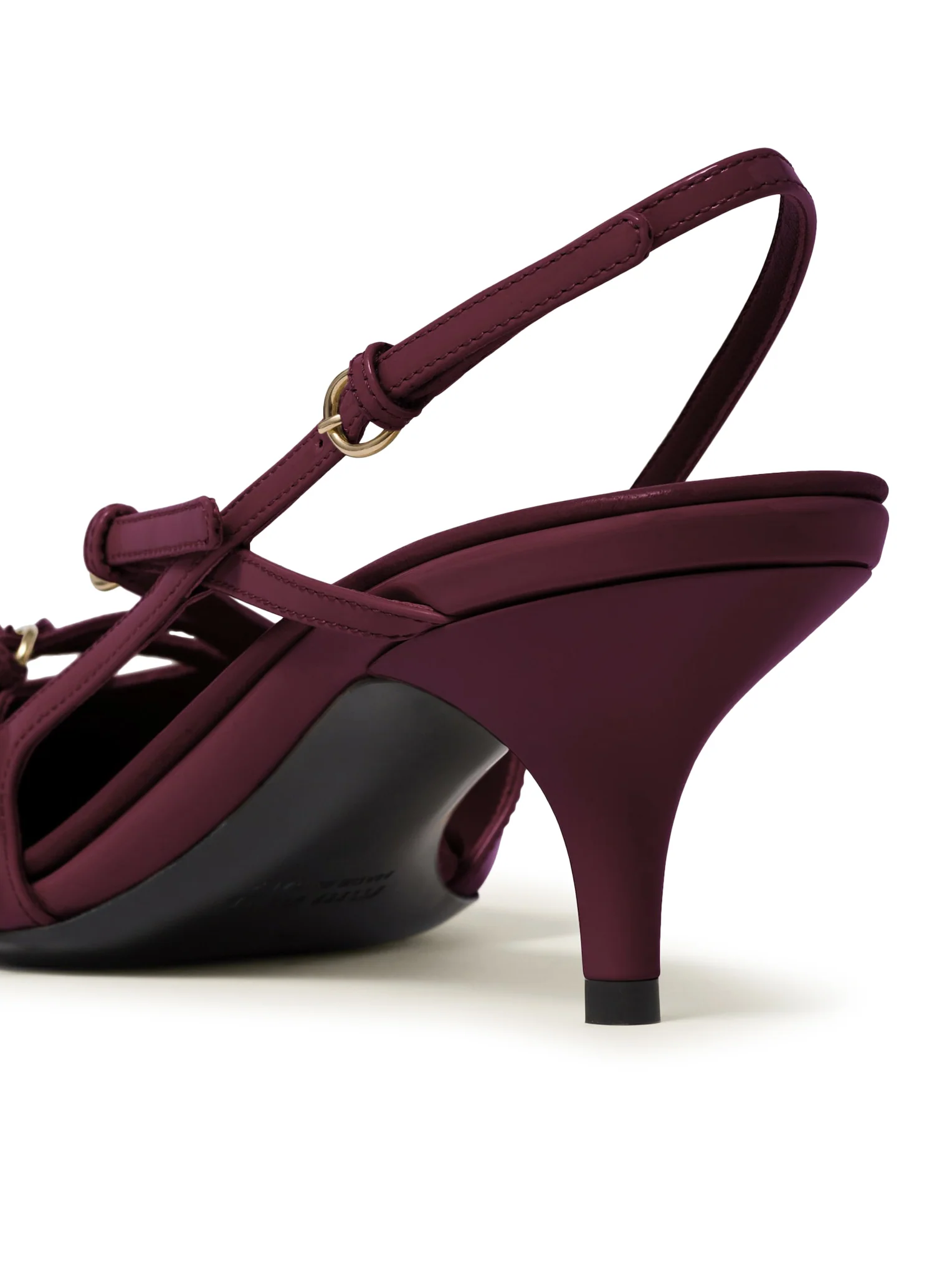 PATENT LEATHER SLINGBACK WITH BUCKLES - Image 3