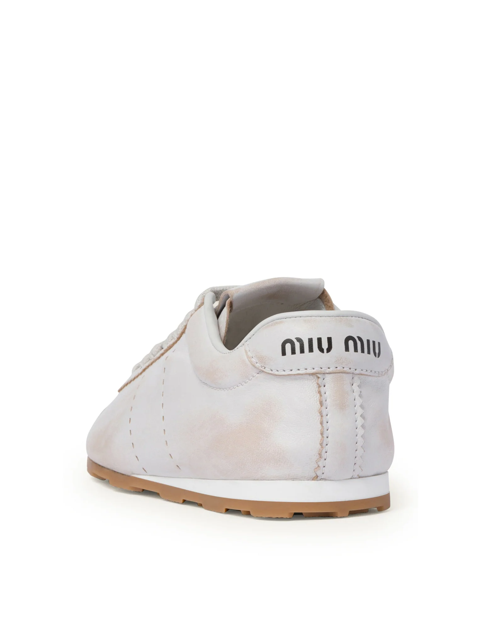 Plume sneakers in bleached nappa - Image 4