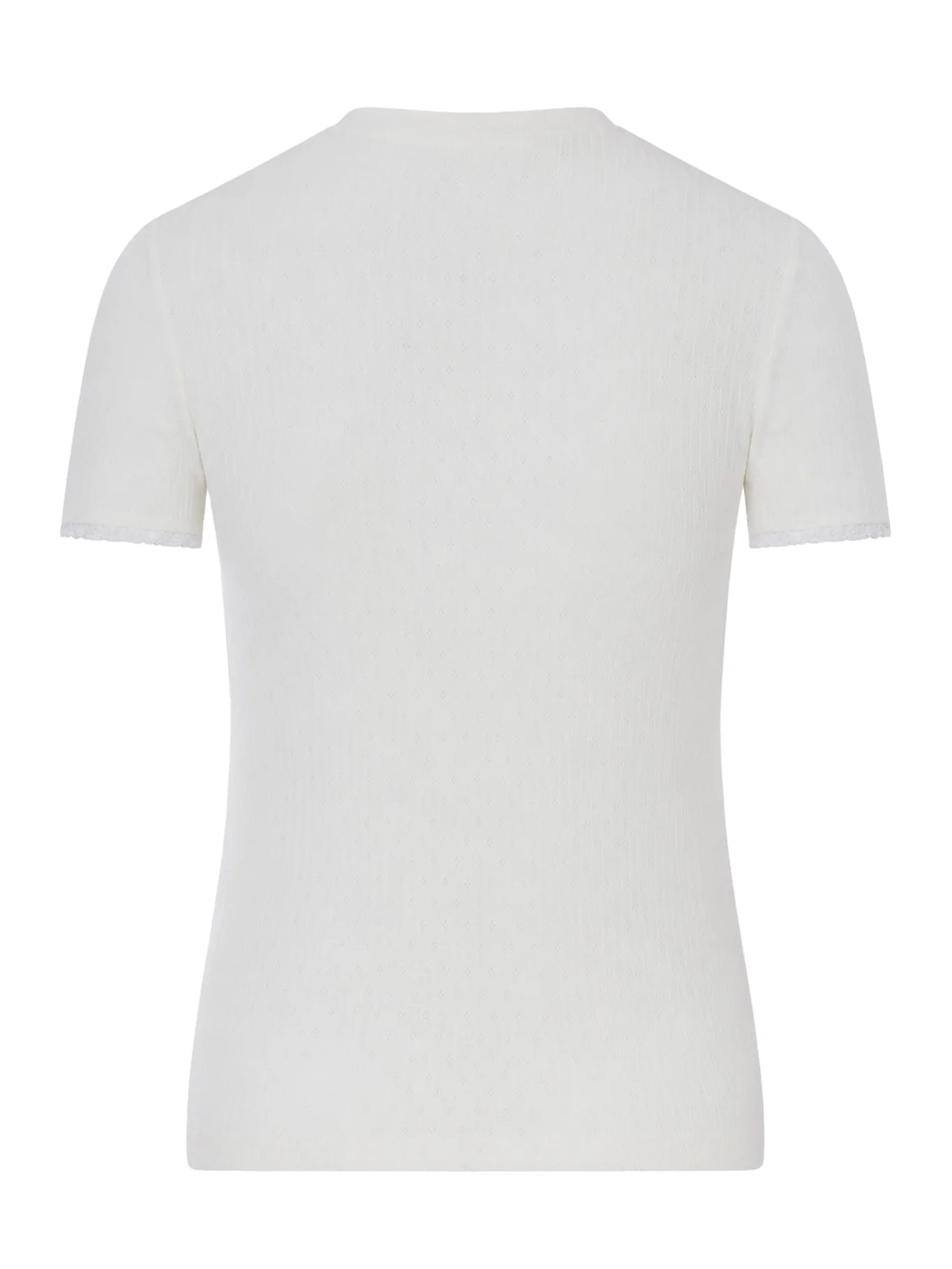 POINTELLE COTTON T-SHIRT - Image 2