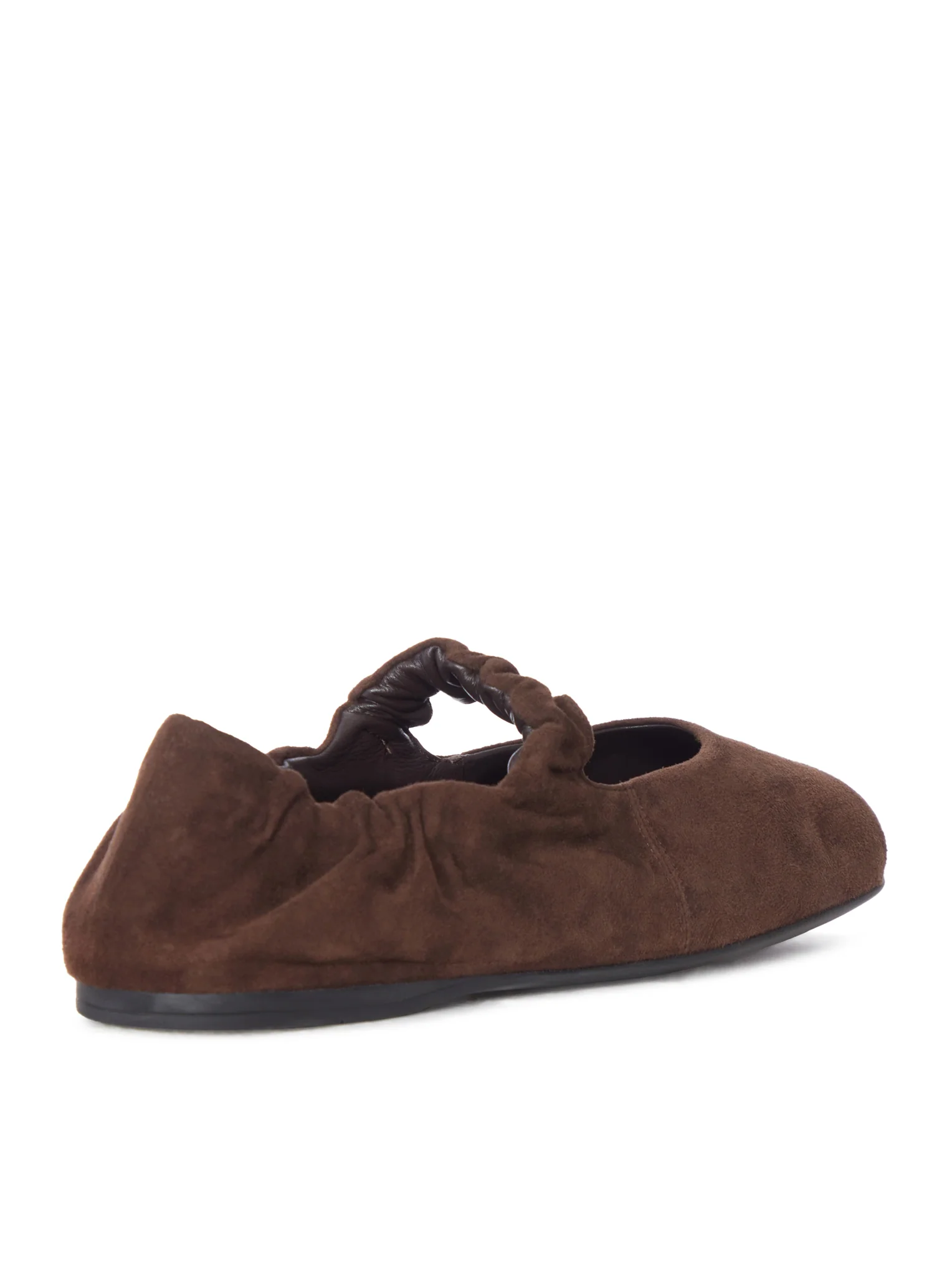 RUFFLED SUEDE BALLERINAS - Image 3