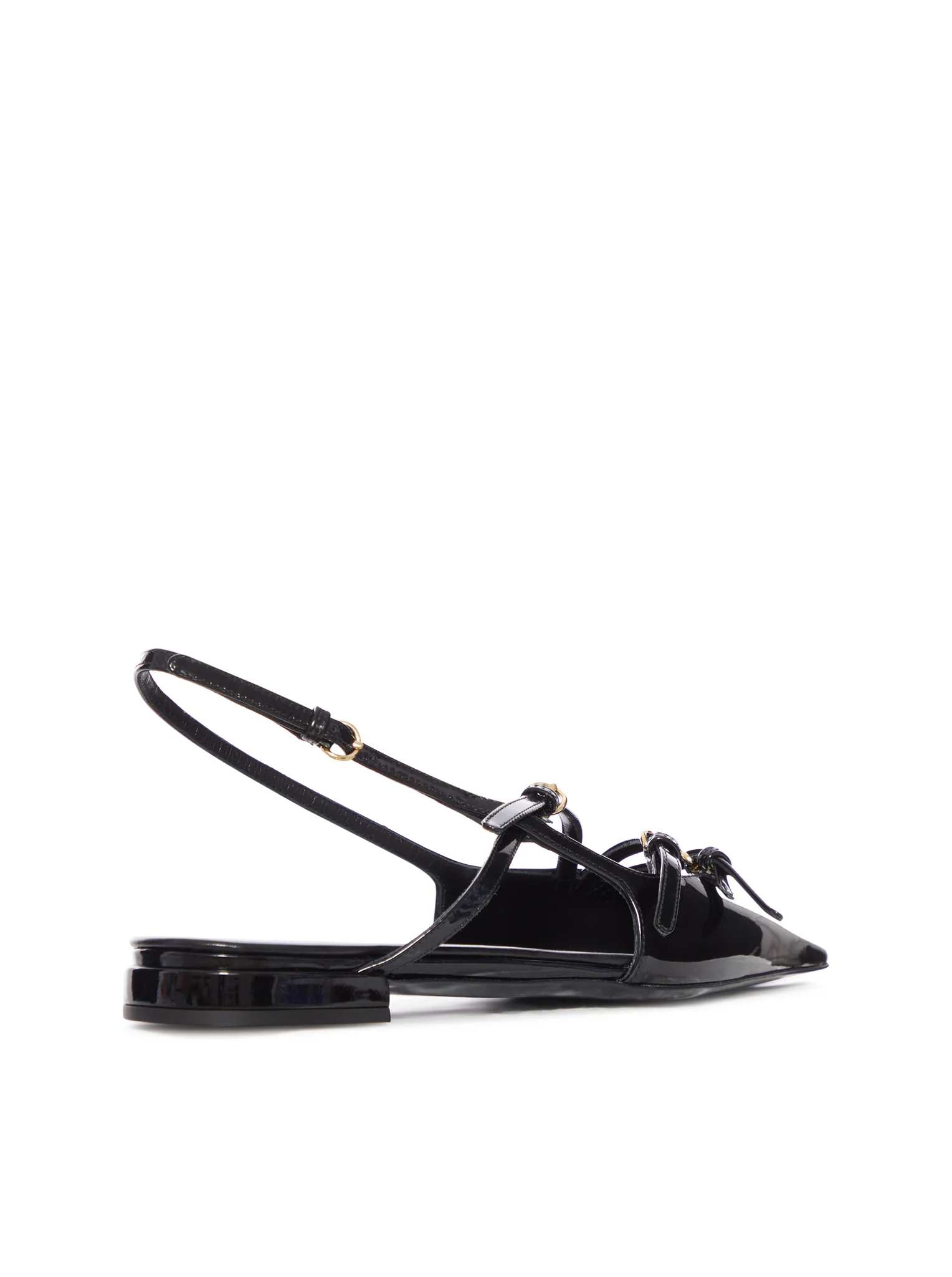 SLINGBACK BALLERINAS WITH BUCKLES - Image 3