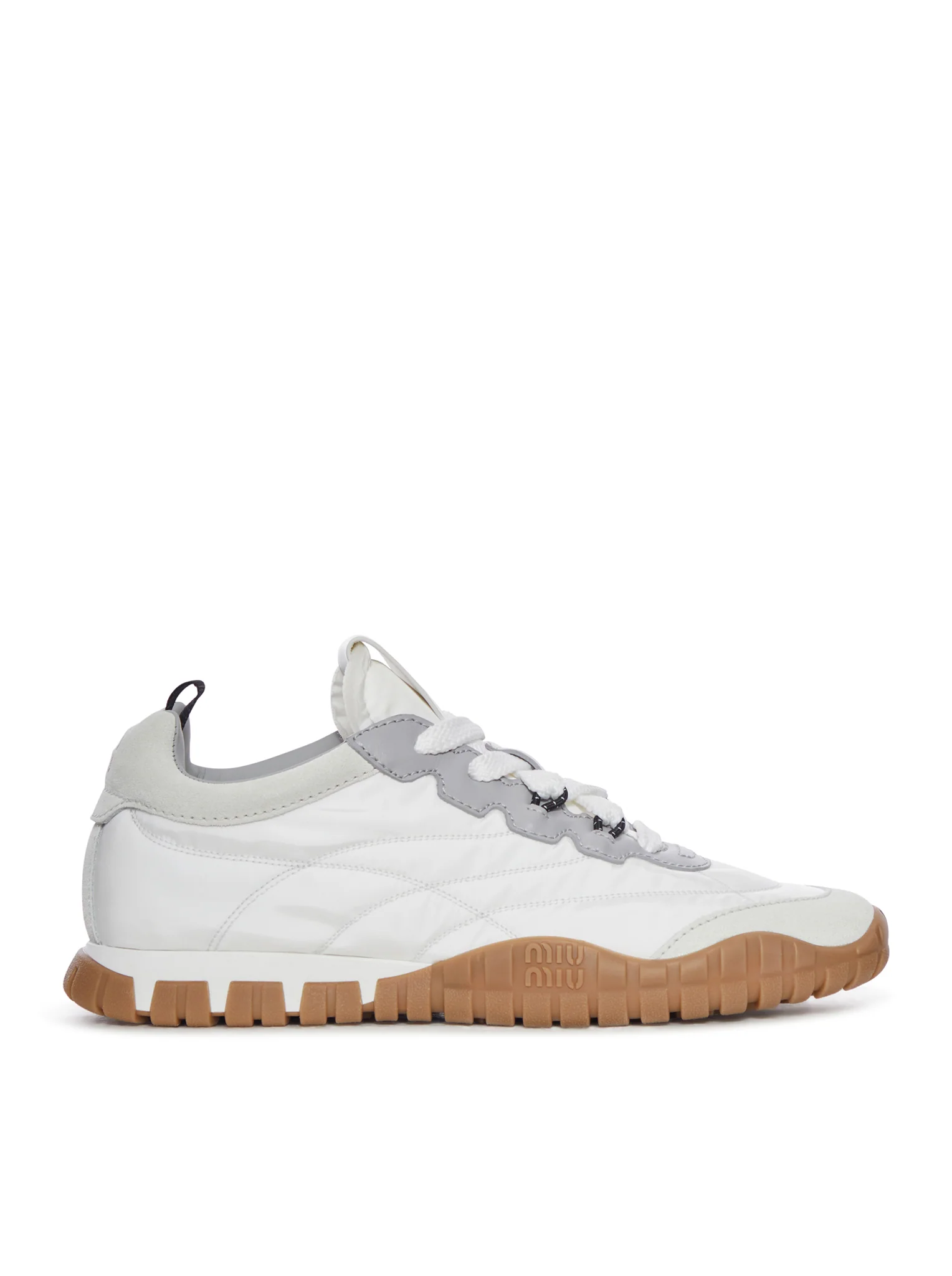 SNEAKERS IN TECHNICAL FABRIC AND SUEDE