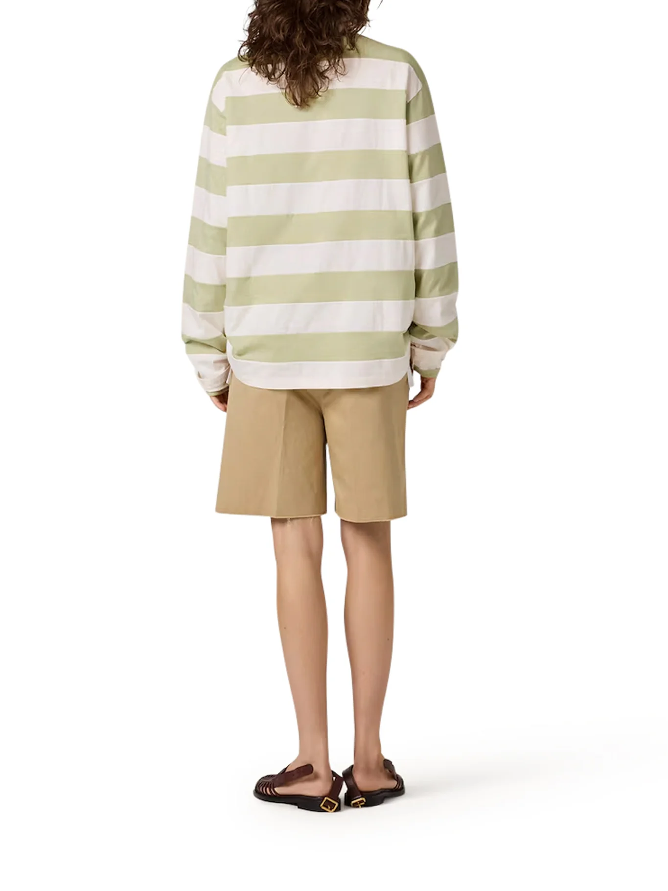 STRIPED JERSEY POLO - Image 3