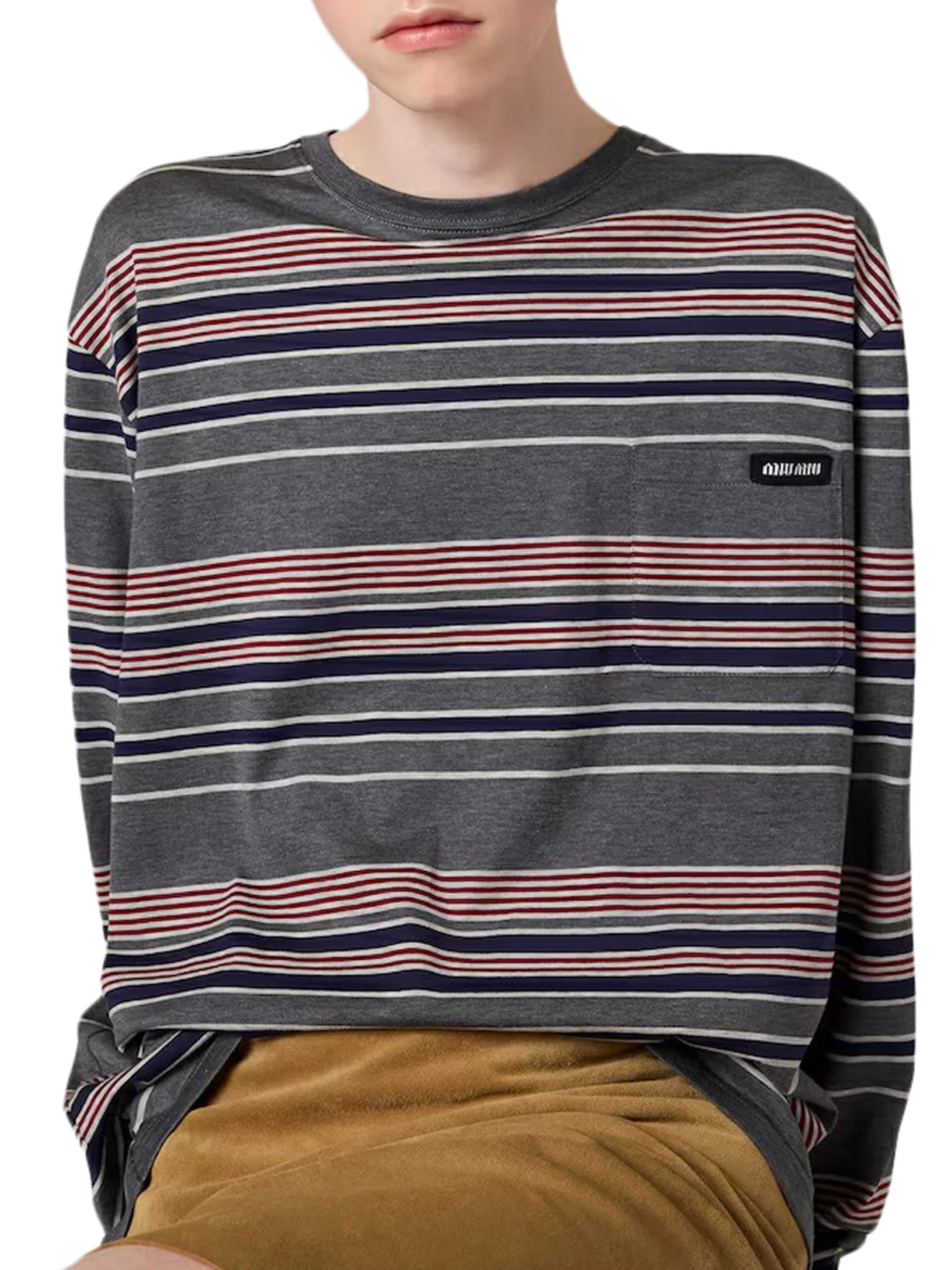 STRIPED JERSEY T-SHIRT - Image 5