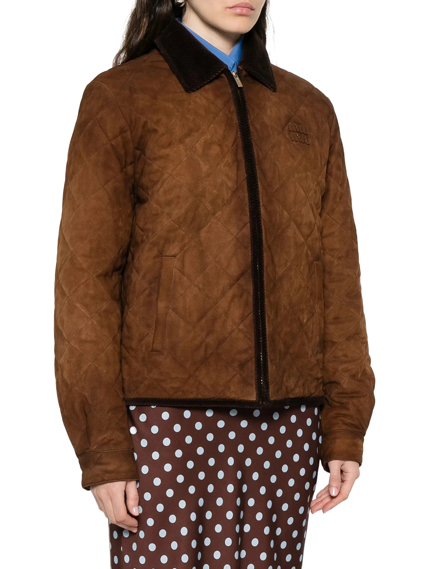 SUEDE JACKET WITH VELVET COLLAR - Image 3