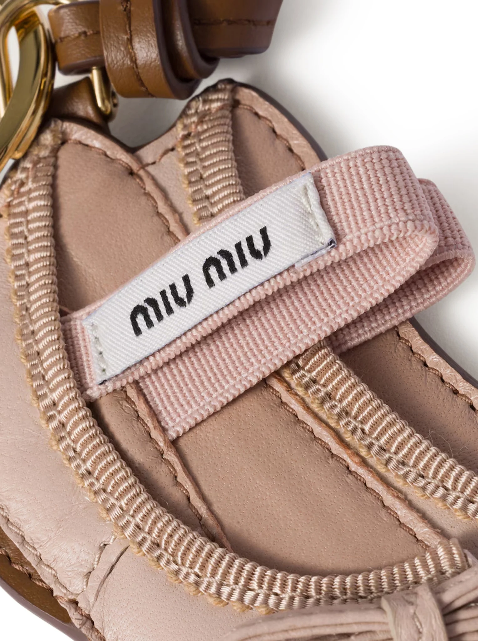 TRICK MIU BALLET LEATHER KEY RING - Image 4
