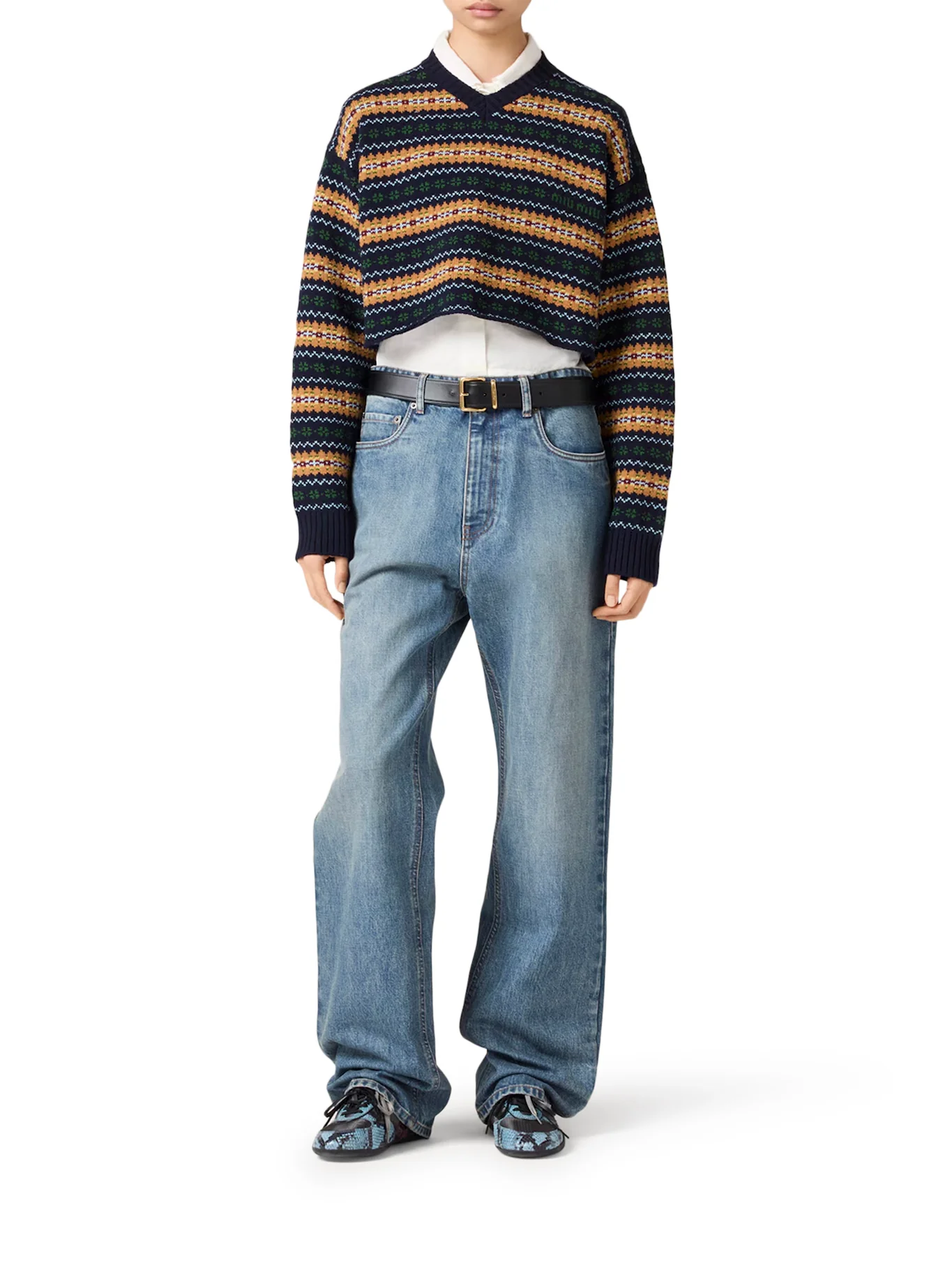 V-NECK WOOL SWEATER - Image 2