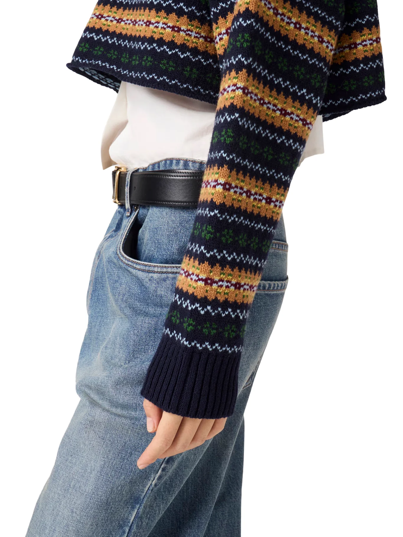 V-NECK WOOL SWEATER - Image 6