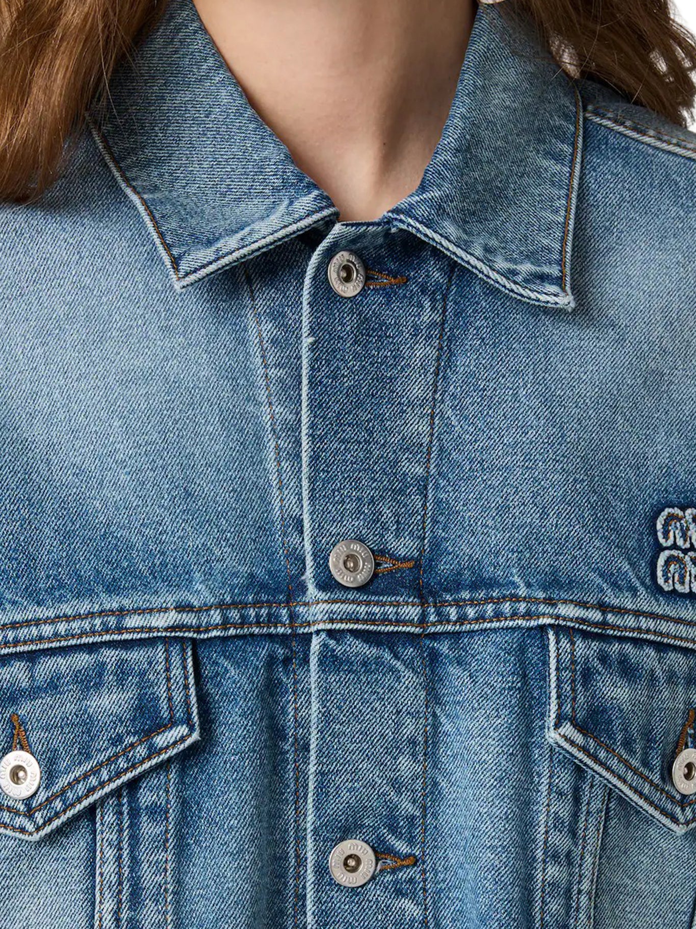 WASHED DENIM BLOUSON - Image 5