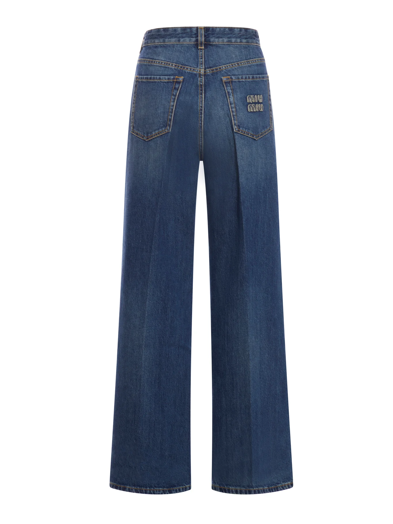 WIDE LEG JEANS WITH A WASHED WASH - Image 2