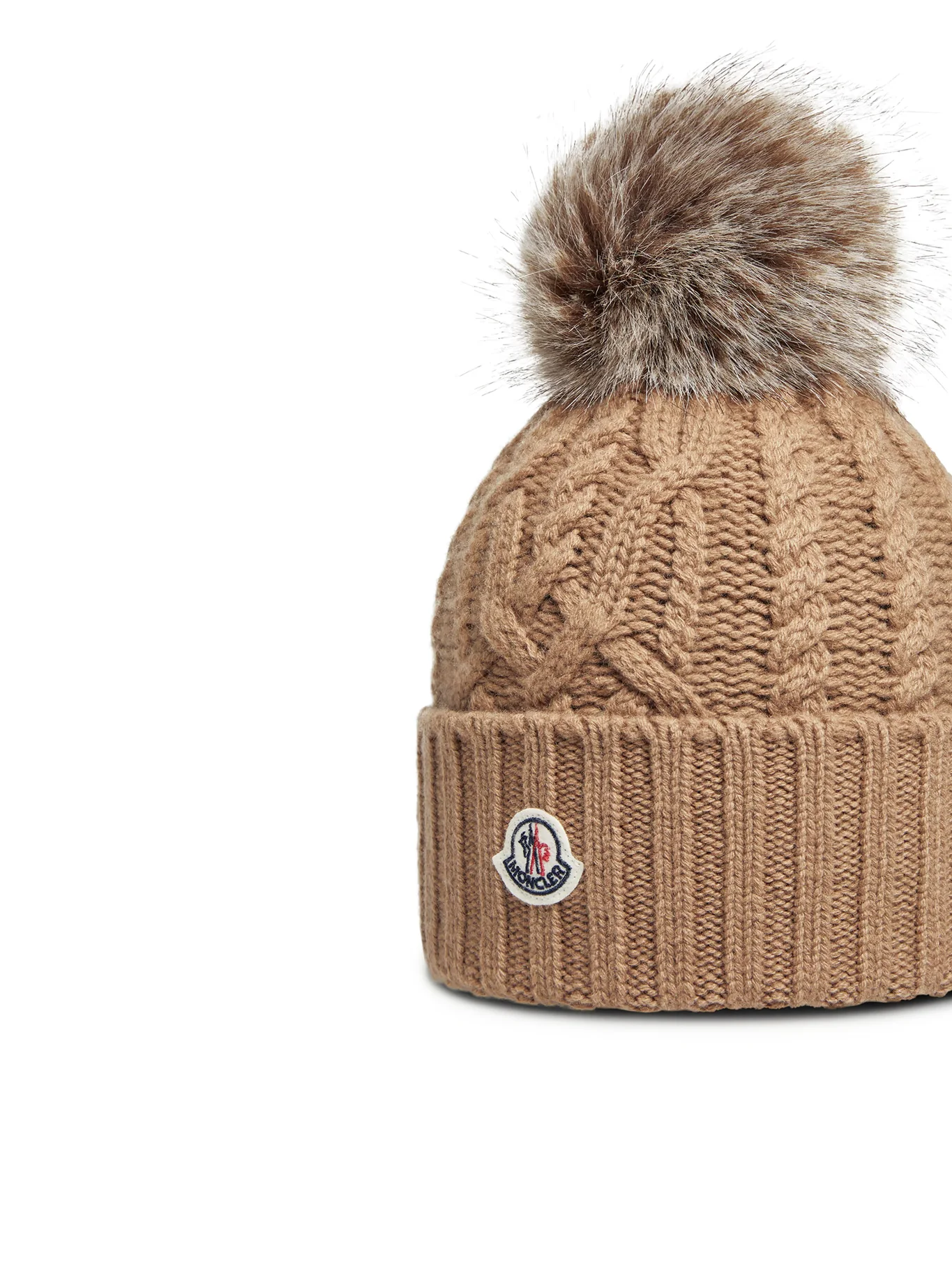 CASHMERE BLEND POM POM HAT - Image 3