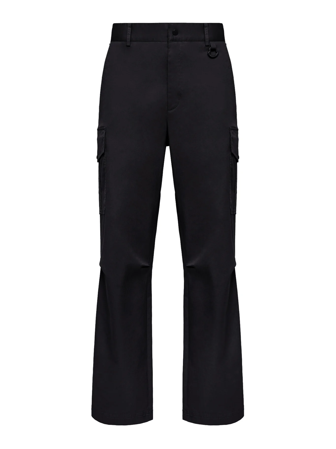 COTTON BLEND GABARDINE CARGO PANTS