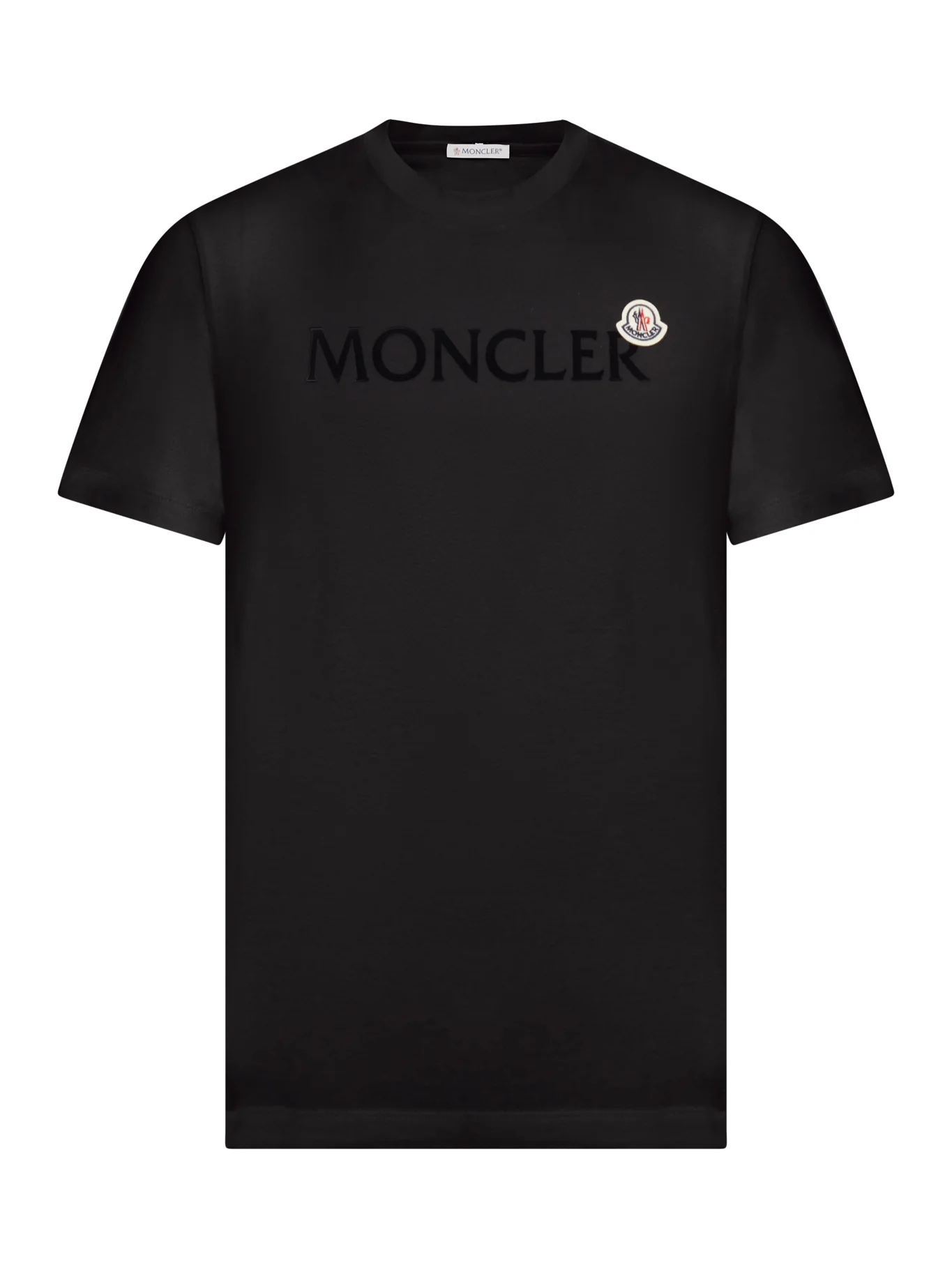 COTTON FLOCKED LOGO T-SHIRT