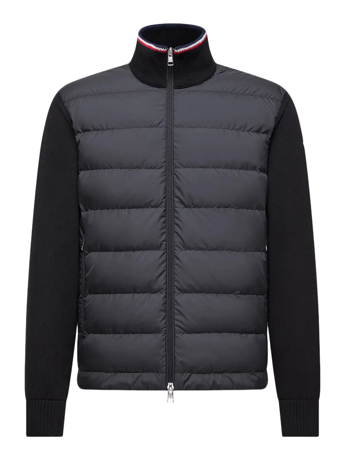 COTTON PADDED CARDIGAN WITH ZIP