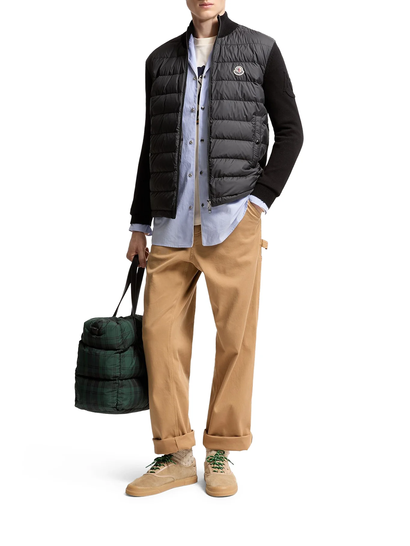 COTTON PADDED CARDIGAN WITH ZIP - Image 2
