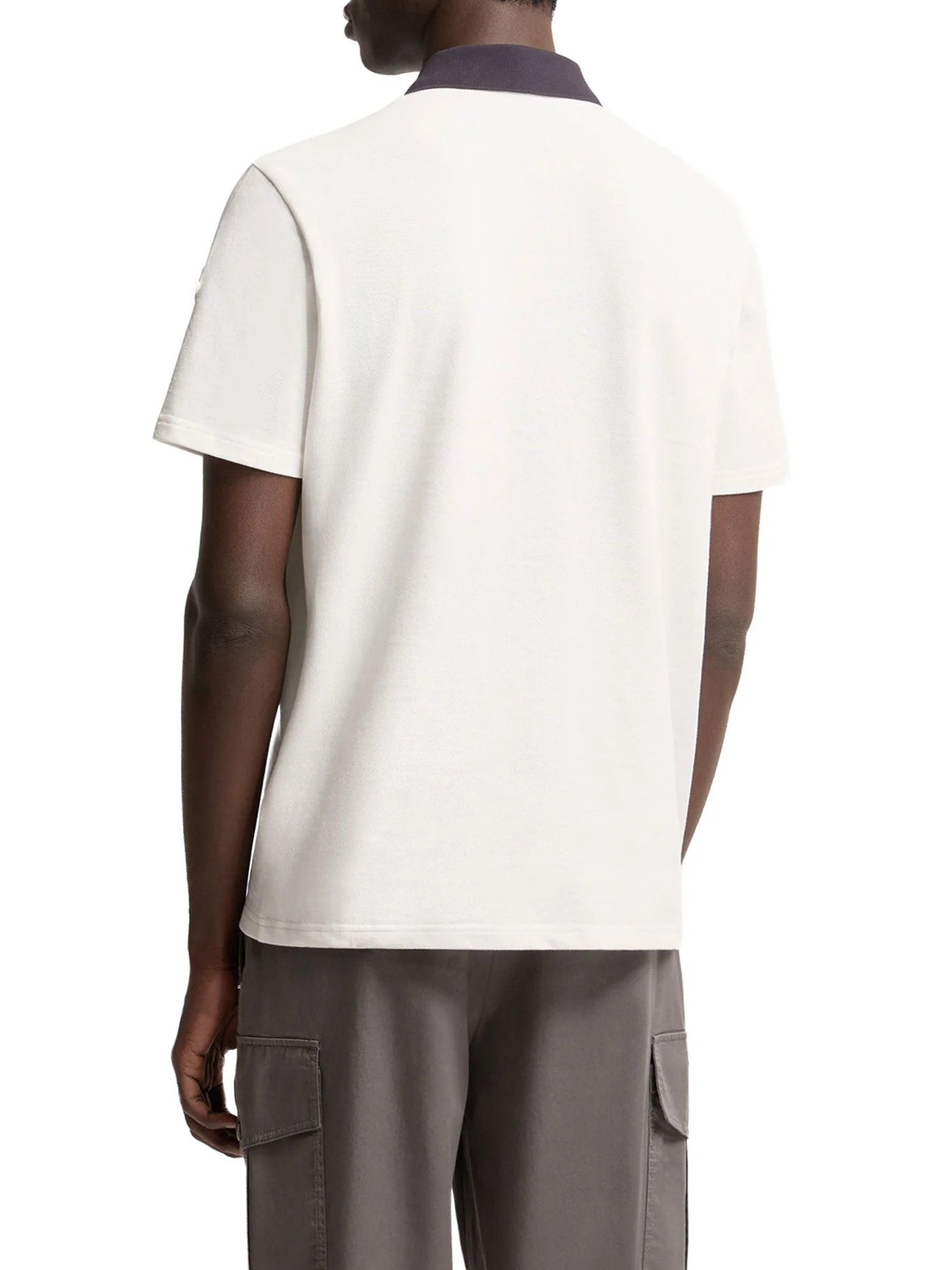 COTTON PIQUET POLO SHIRT WITH EMBROIDERED LOGO - Image 4