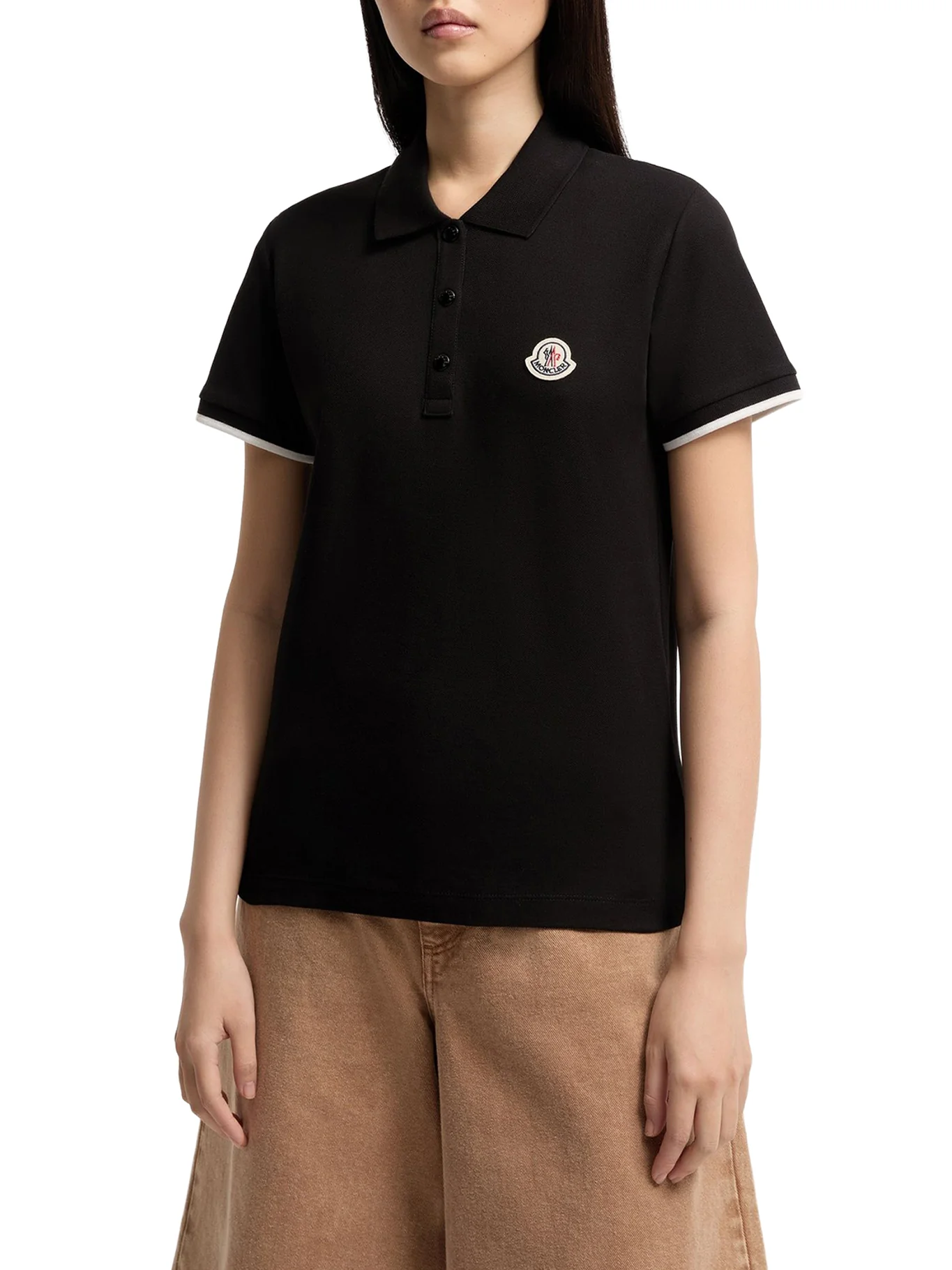 COTTON PIQUET POLO SHIRT WITH LOGO - Image 3