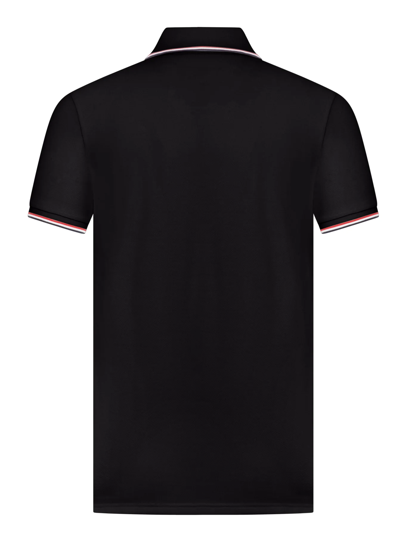 COTTON PIQUET POLO SHIRT WITH TRICOLOUR FINISHES - Image 2