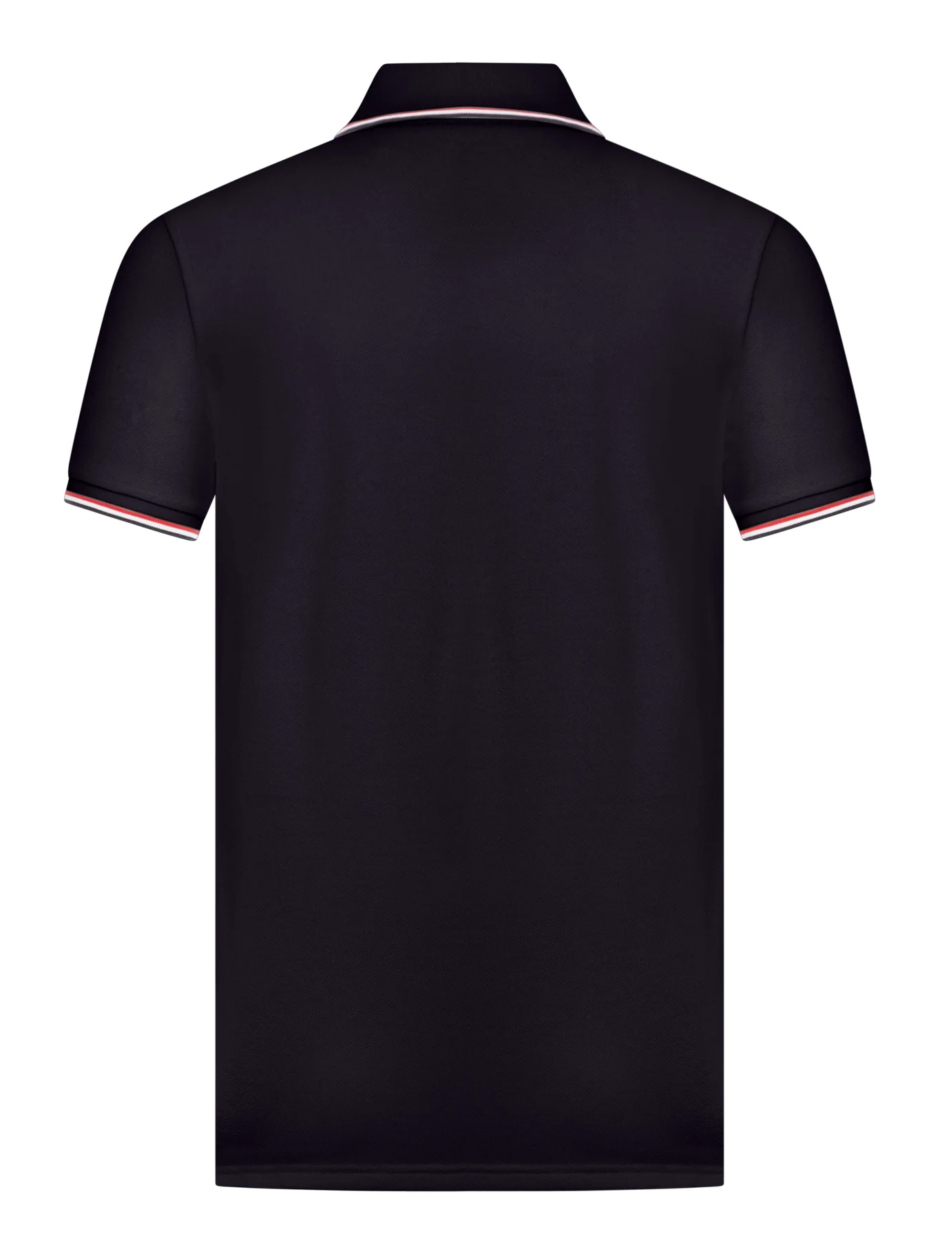 COTTON PIQUET POLO SHIRT WITH TRICOLOUR FINISHES - Image 2