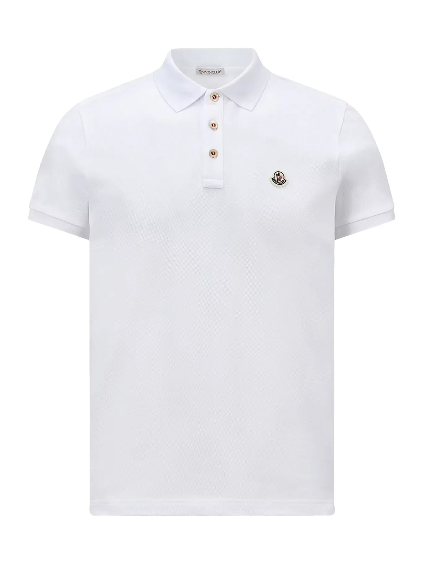 COTTON POLO SHIRT WITH LOGO PATCH