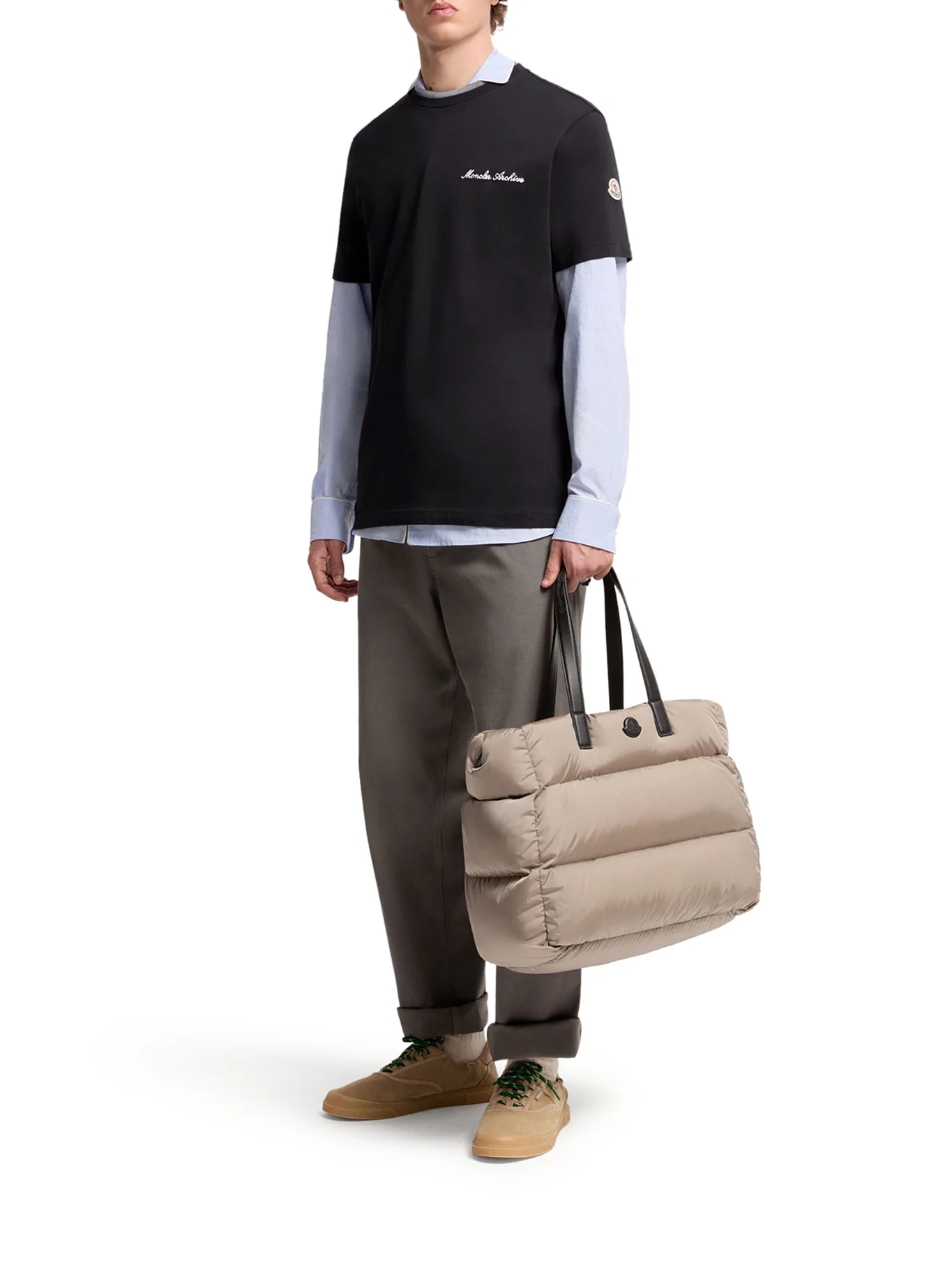 COTTON T-SHIRT WITH EMBROIDERED LOGO - Image 2